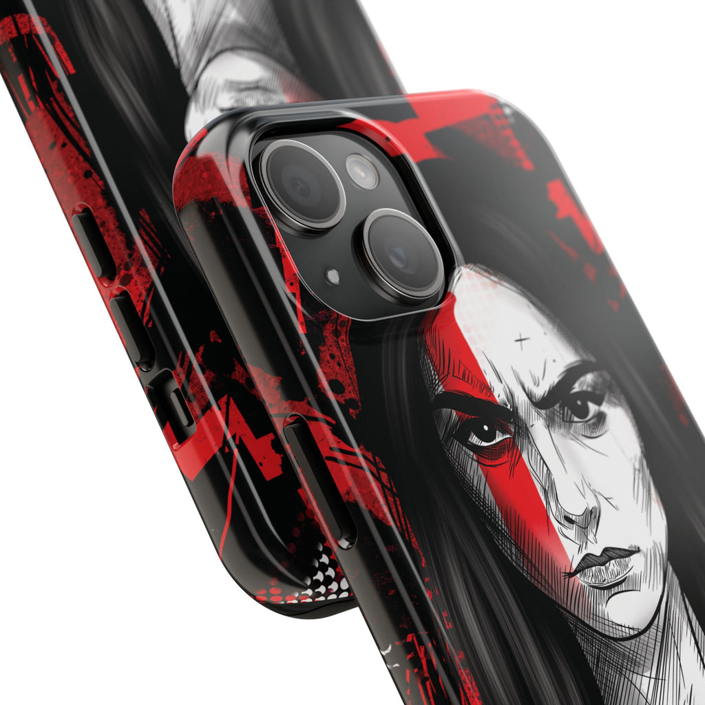 The Crimson Oath — Yield Cult Tough Phone Case | Dark Symbolic Black Protective Cover