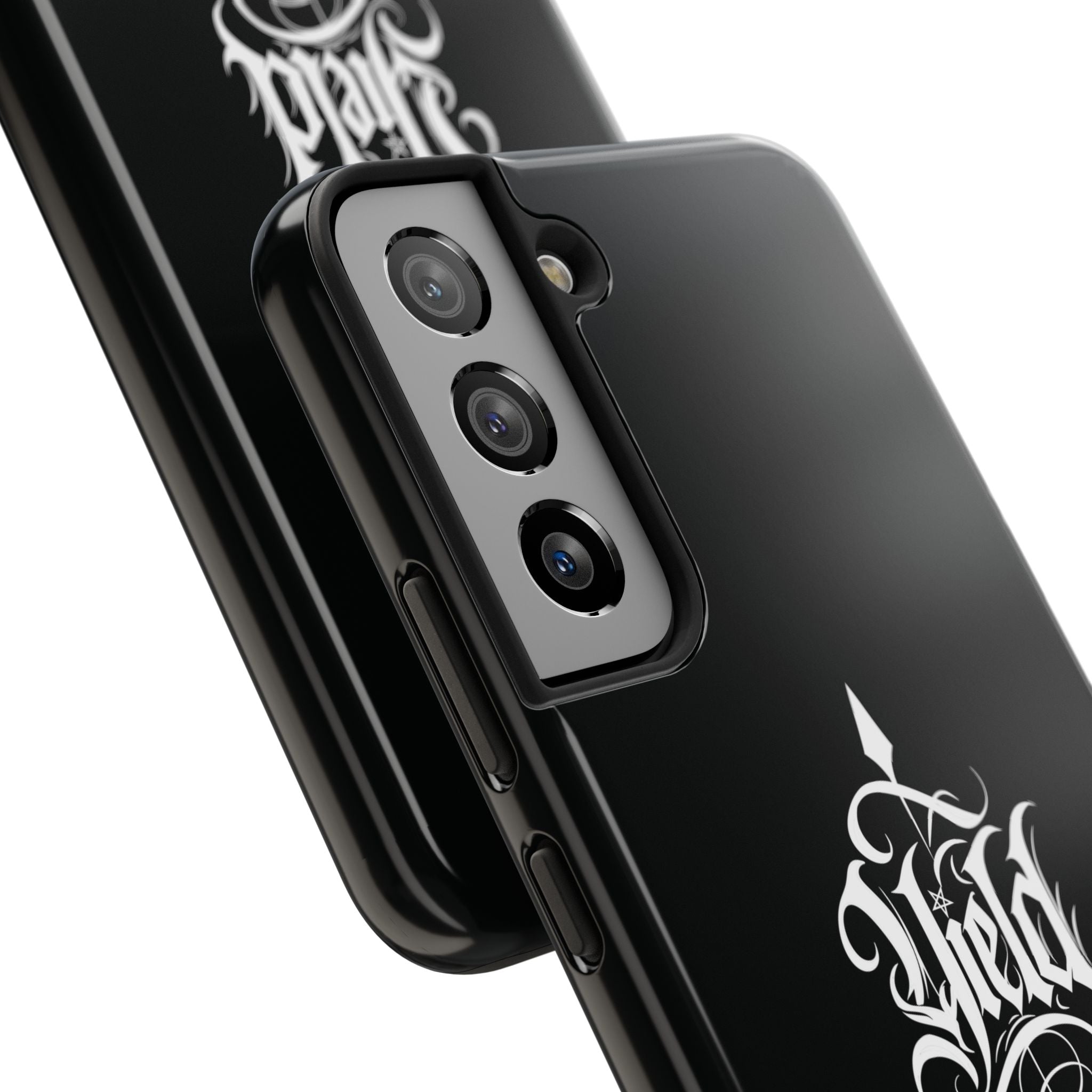 Yield Cult Emblem Tough Phone Case — Black Minimal Armor for the Chosen