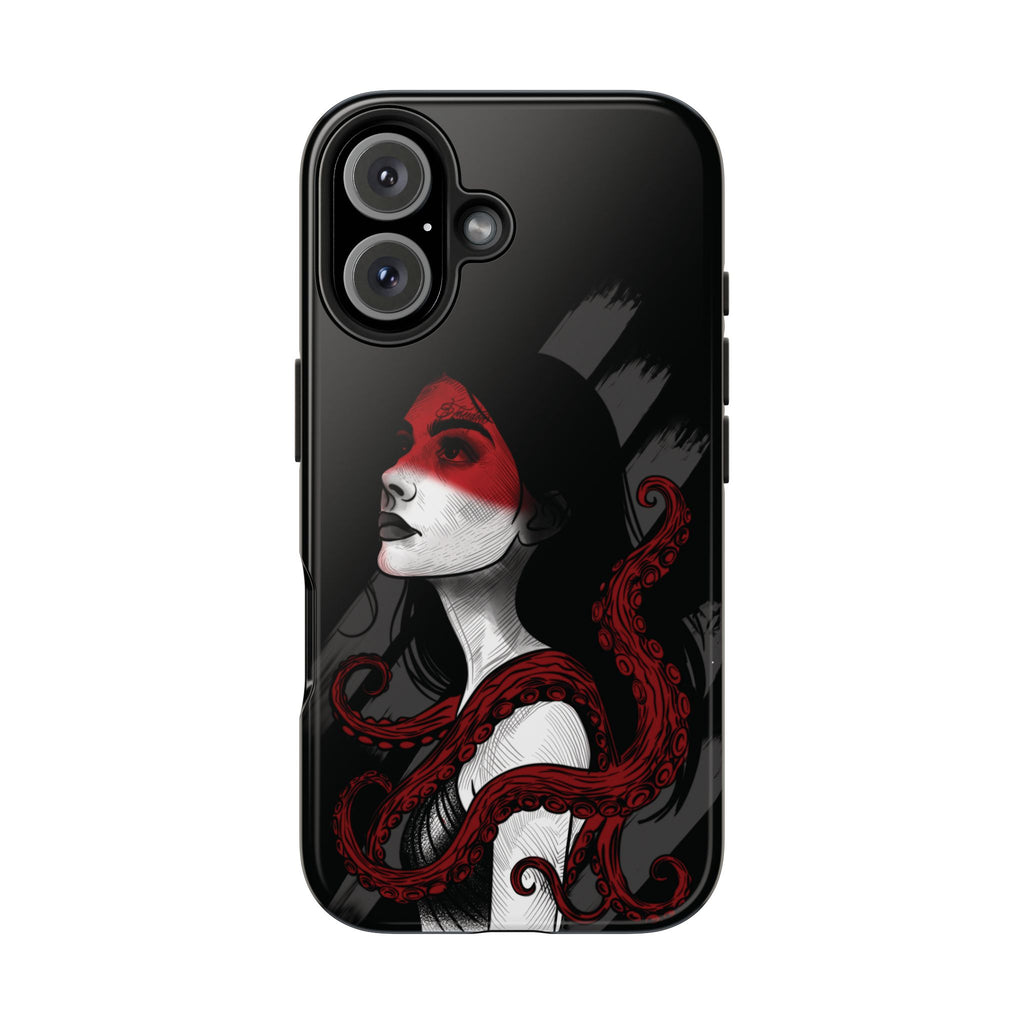 Heretic Bloom — Yield Cult Tough Phone Case | Red & Black Art Edition