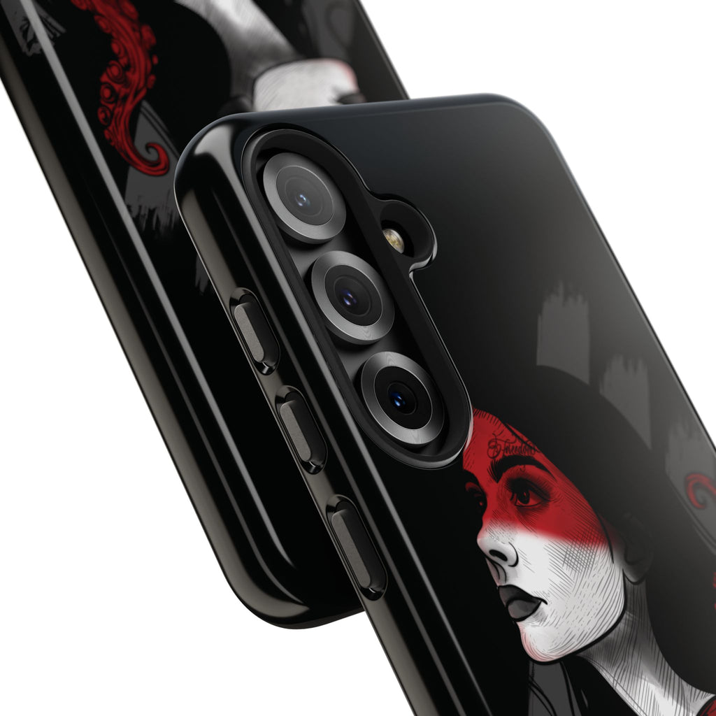 Heretic Bloom — Yield Cult Tough Phone Case | Red & Black Art Edition