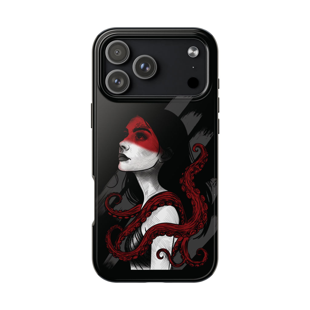 Heretic Bloom — Yield Cult Tough Phone Case | Red & Black Art Edition