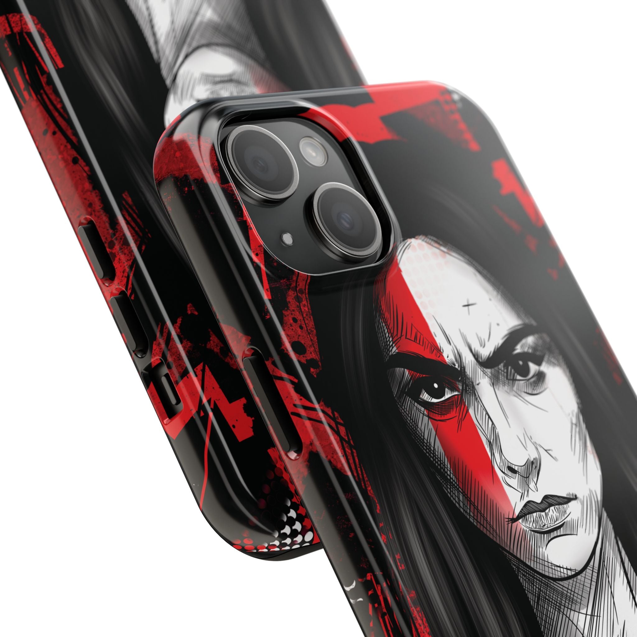 The Crimson Oath — Yield Cult Tough Phone Case | Dark Symbolic Black Protective Cover