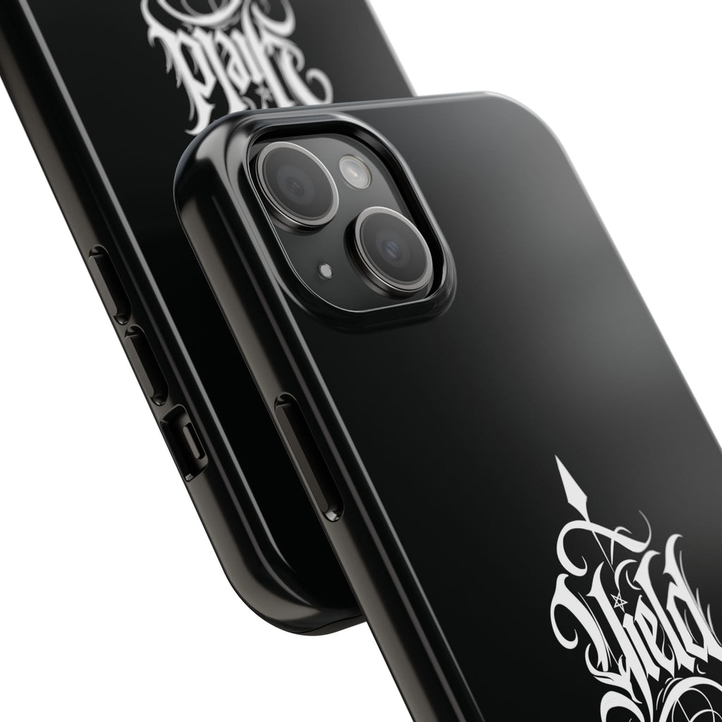 Yield Cult Emblem Tough Phone Case — Black Minimal Armor for the Chosen