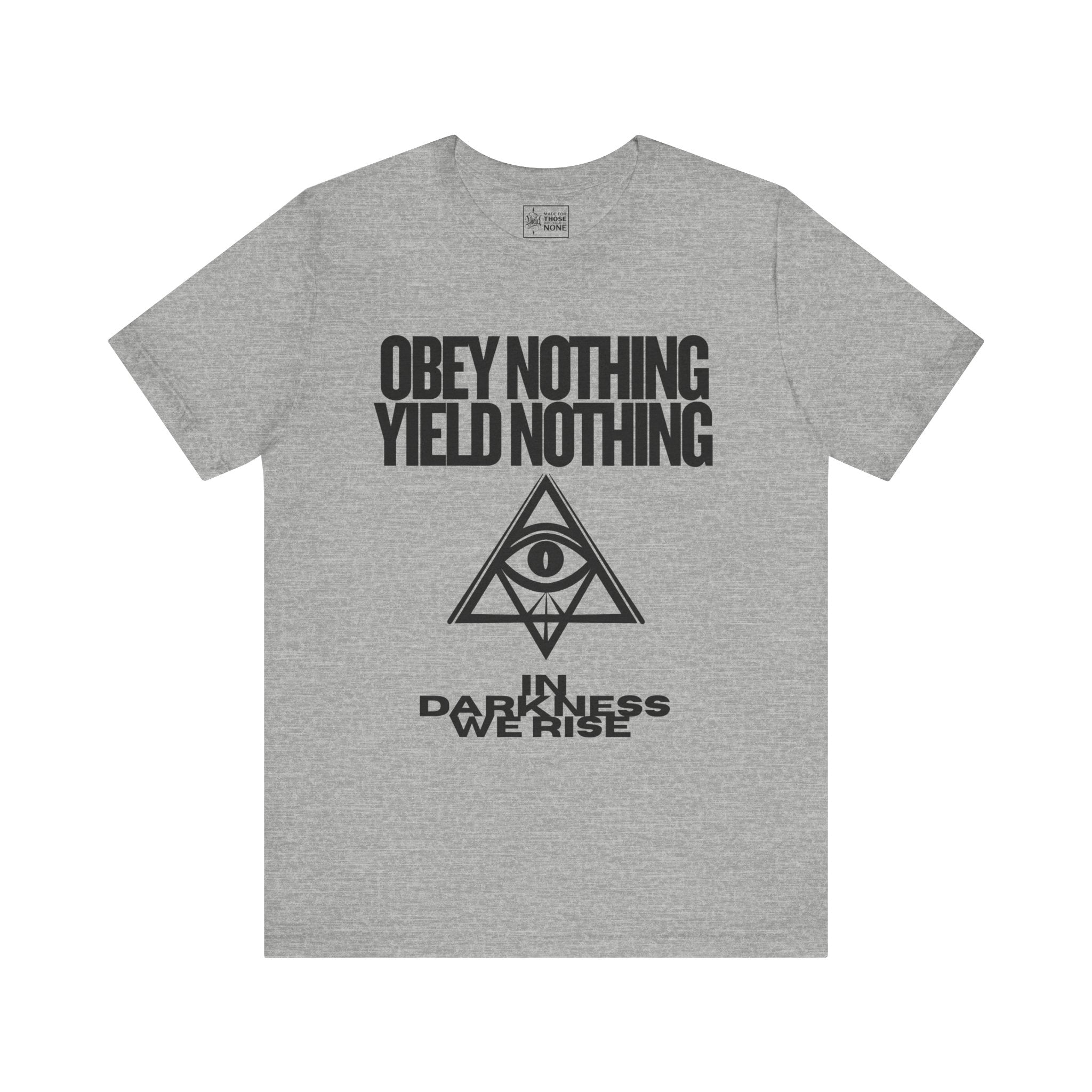Yield nothing – Unisex Black