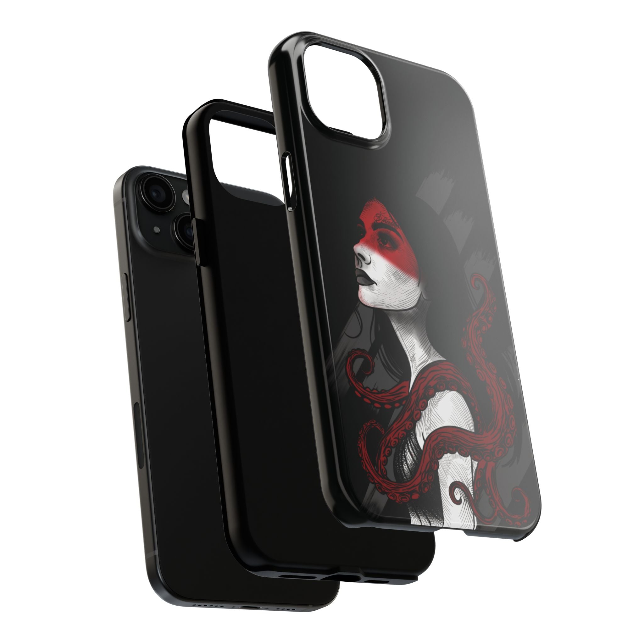 Heretic Bloom — Yield Cult Tough Phone Case | Red & Black Art Edition