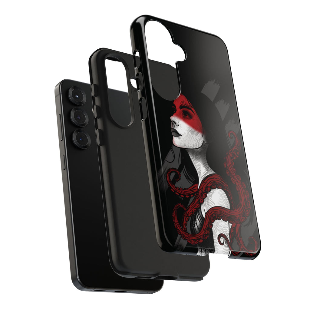Heretic Bloom — Yield Cult Tough Phone Case | Red & Black Art Edition