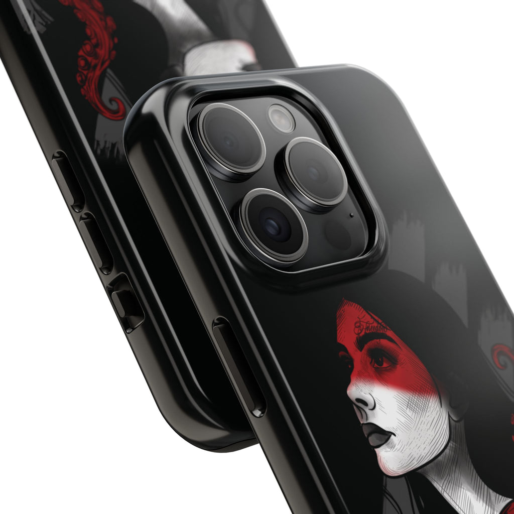 Heretic Bloom — Yield Cult Tough Phone Case | Red & Black Art Edition