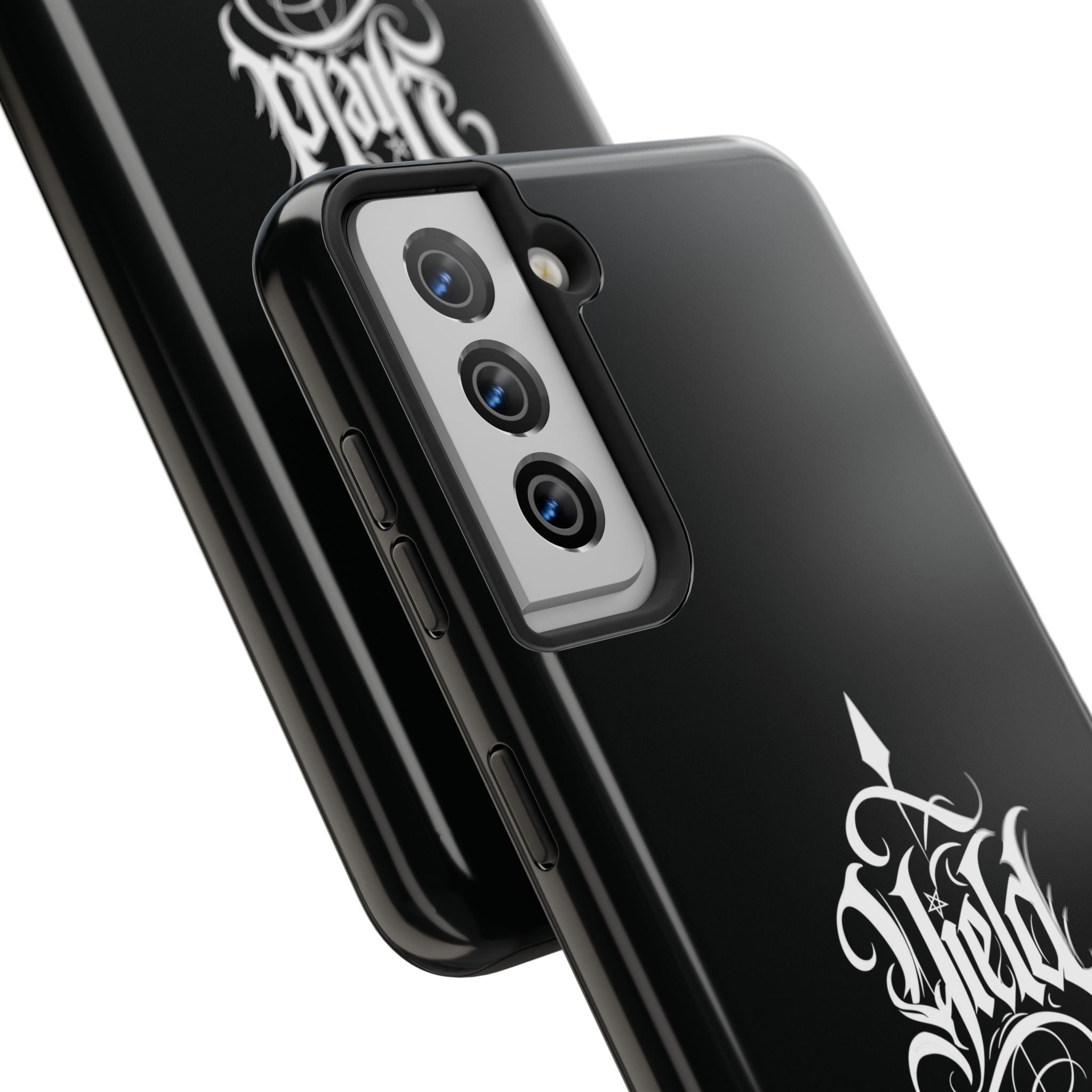 Yield Cult Emblem Tough Phone Case — Black Minimal Armor for the Chosen