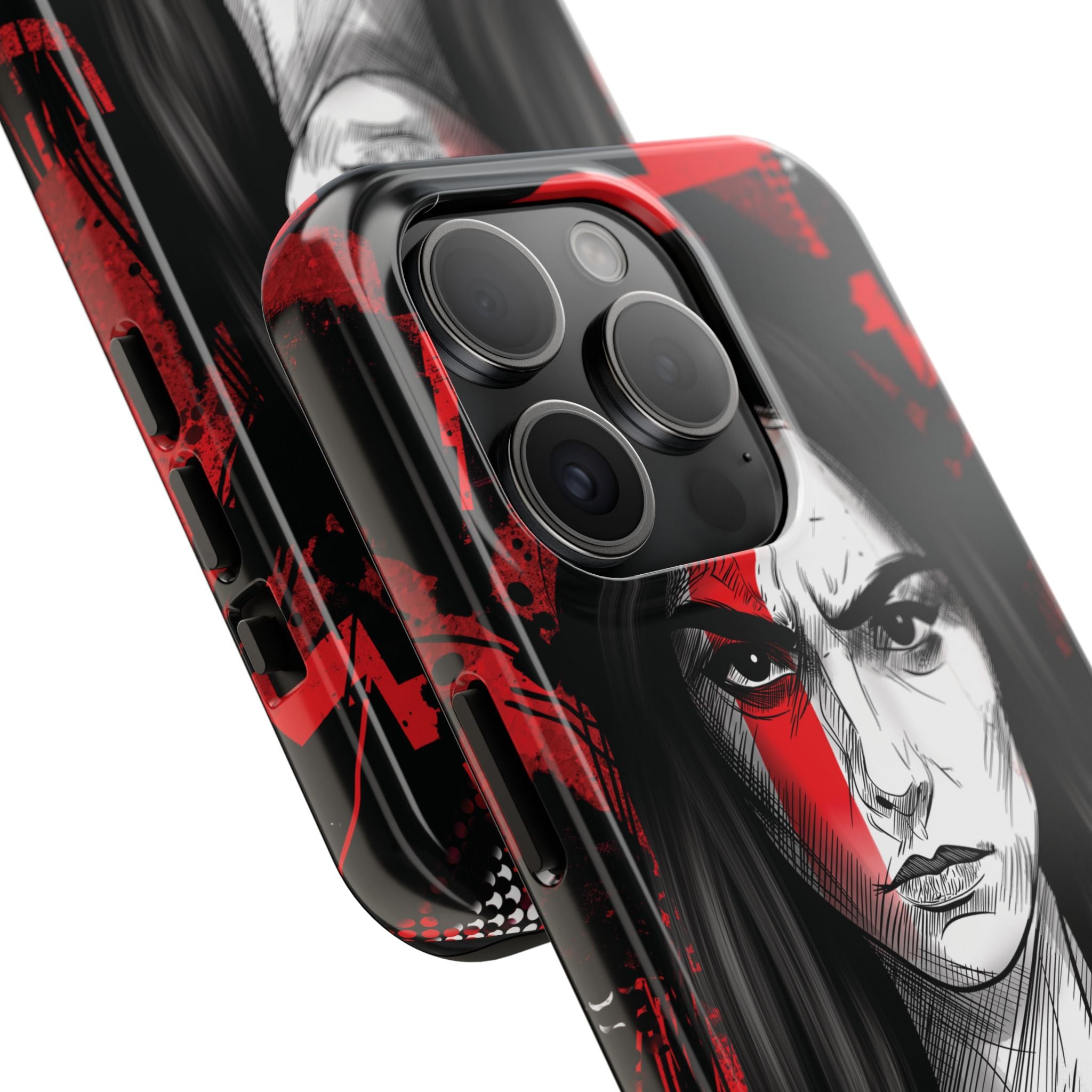 The Crimson Oath — Yield Cult Tough Phone Case | Dark Symbolic Black Protective Cover