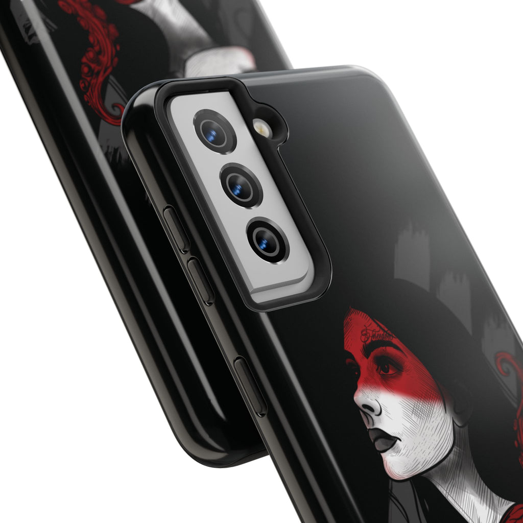Heretic Bloom — Yield Cult Tough Phone Case | Red & Black Art Edition