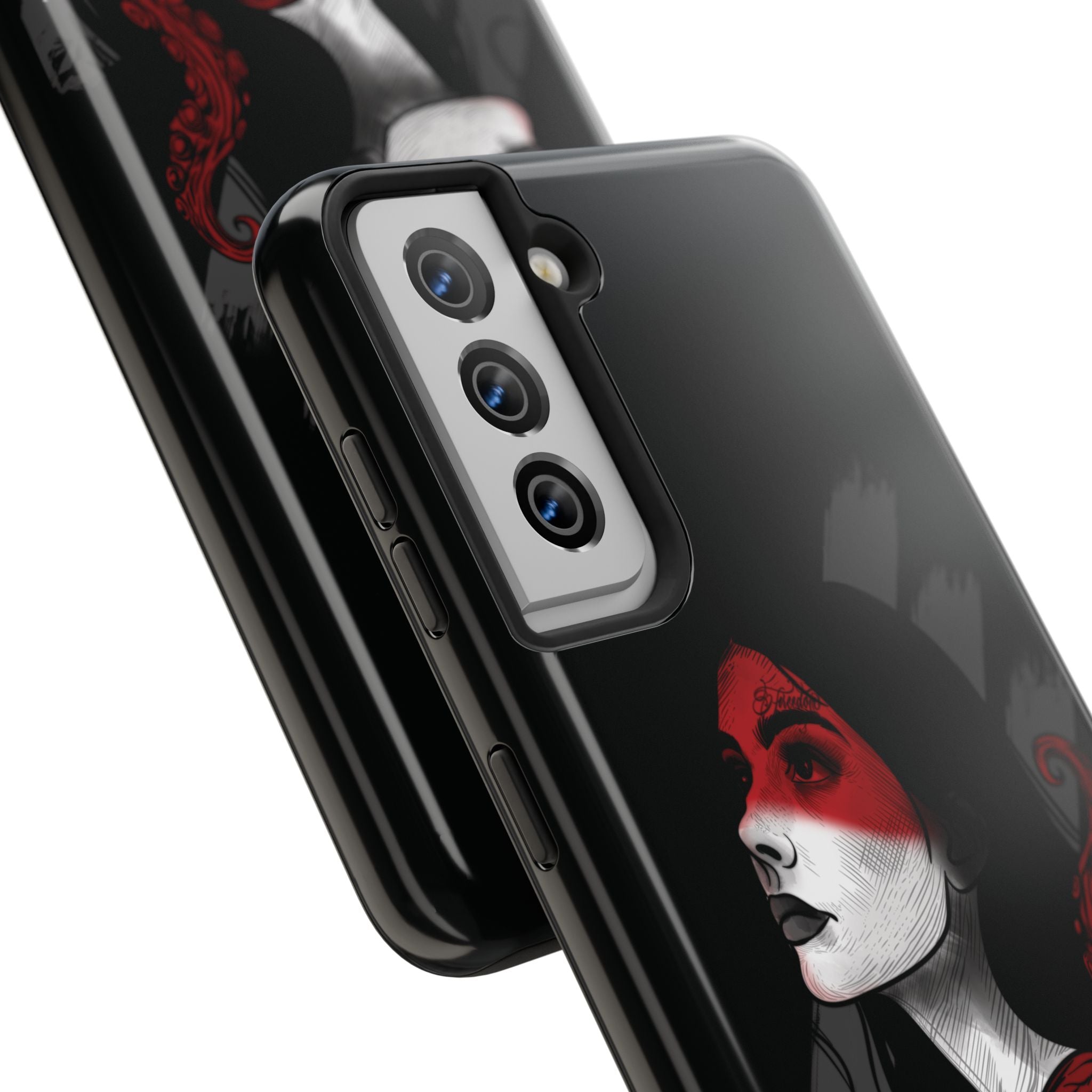 Heretic Bloom — Yield Cult Tough Phone Case | Red & Black Art Edition