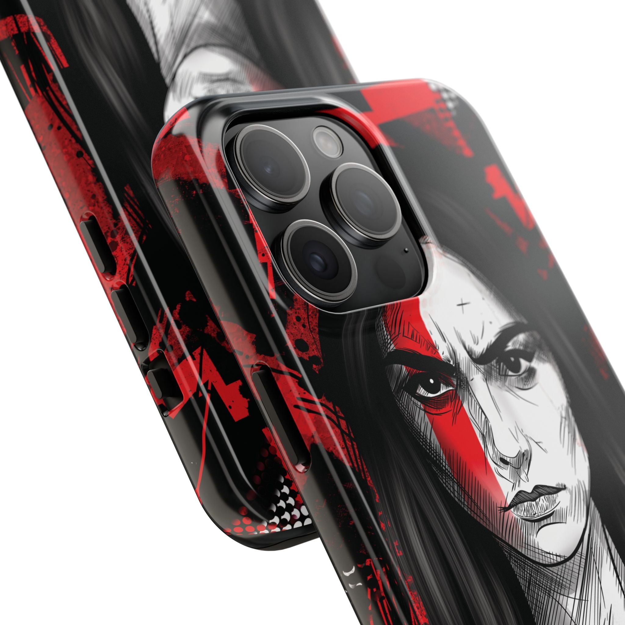 The Crimson Oath — Yield Cult Tough Phone Case | Dark Symbolic Black Protective Cover