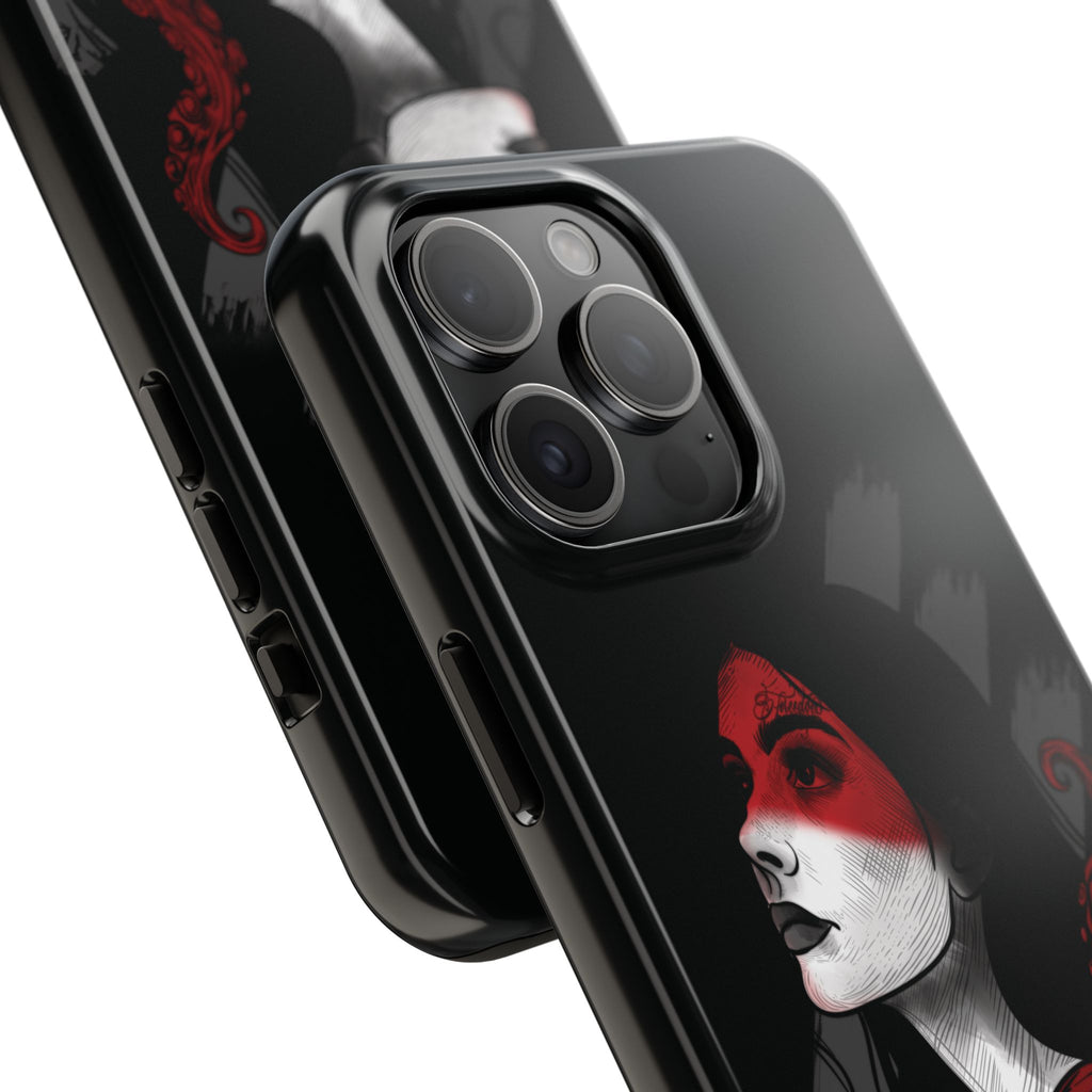 Heretic Bloom — Yield Cult Tough Phone Case | Red & Black Art Edition