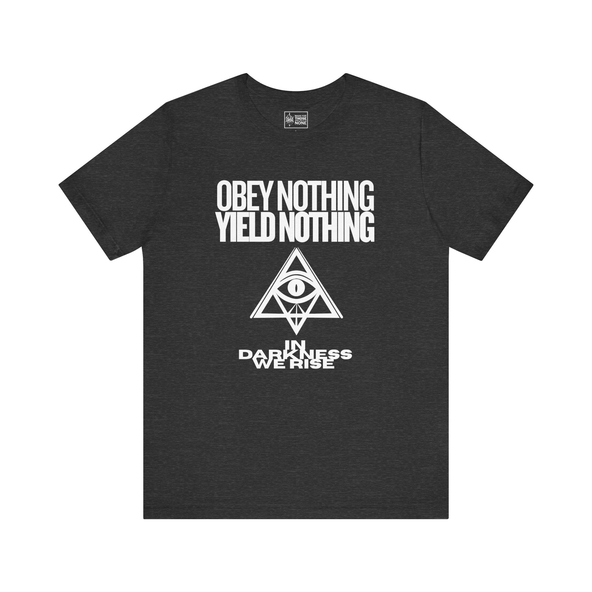 Yield nothing – Unisex Black