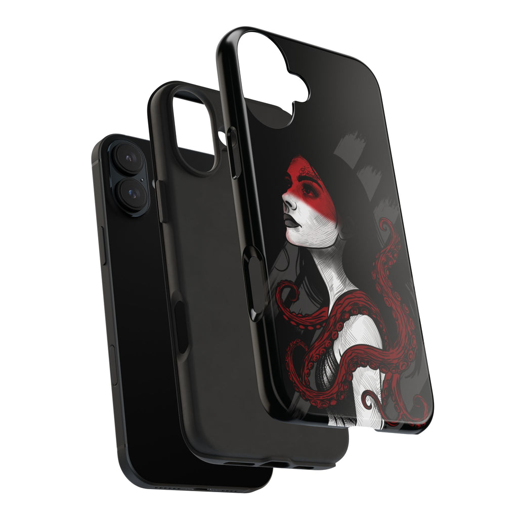 Heretic Bloom — Yield Cult Tough Phone Case | Red & Black Art Edition