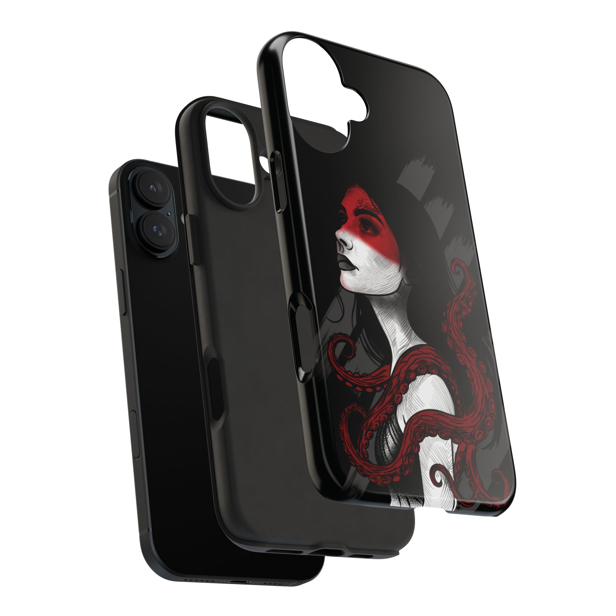 Heretic Bloom — Yield Cult Tough Phone Case | Red & Black Art Edition