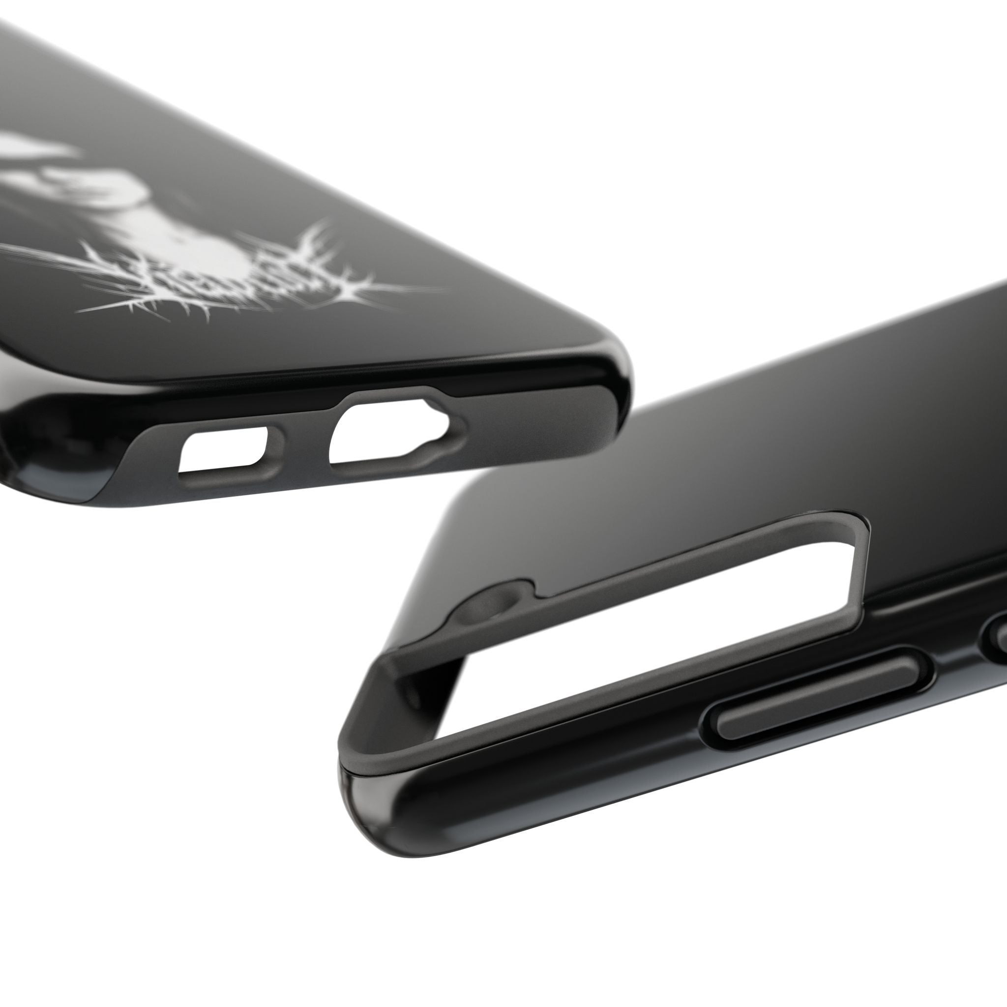 Yield Sorrow Phone Case — Black Minimal Armor for the Chosen