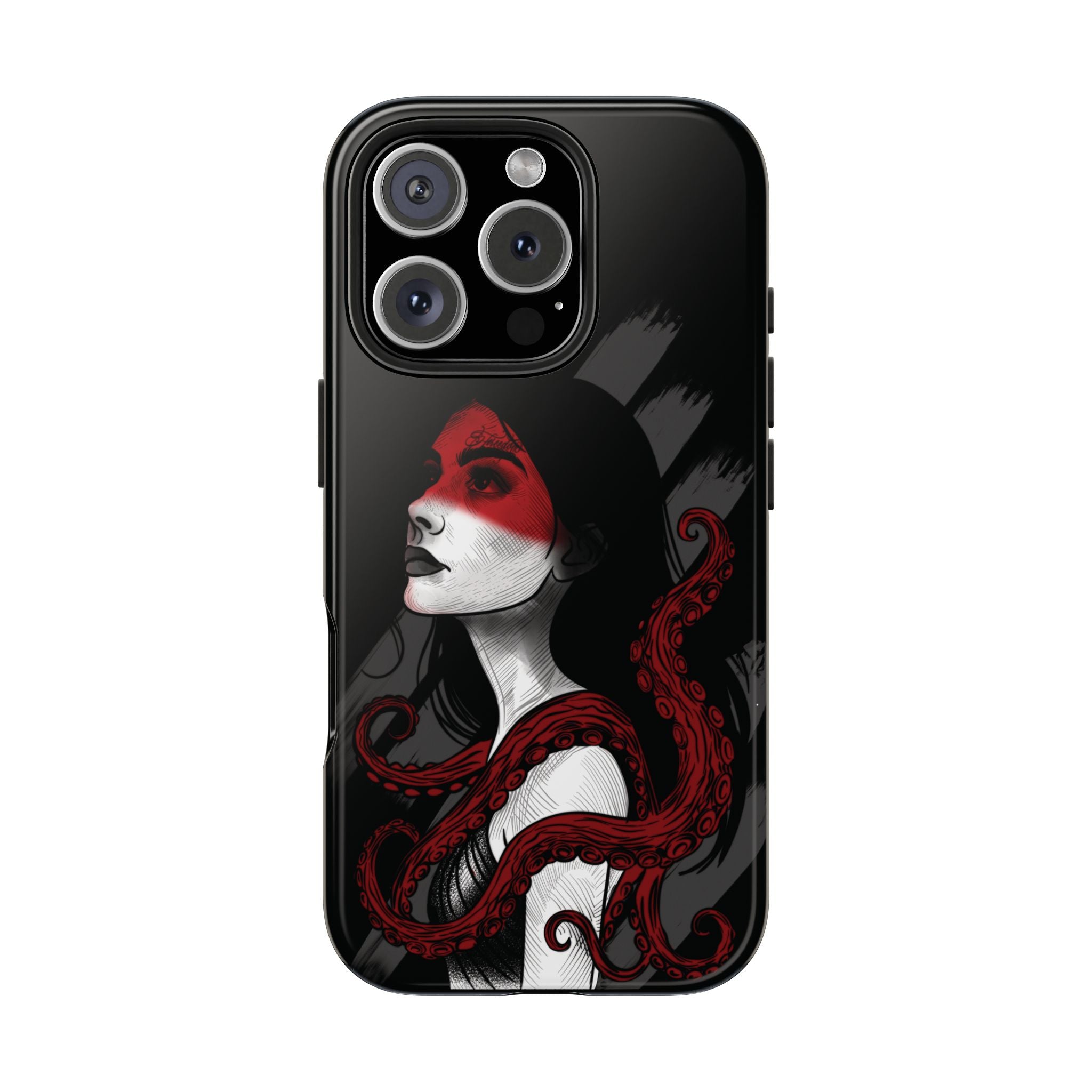 Heretic Bloom — Yield Cult Tough Phone Case | Red & Black Art Edition