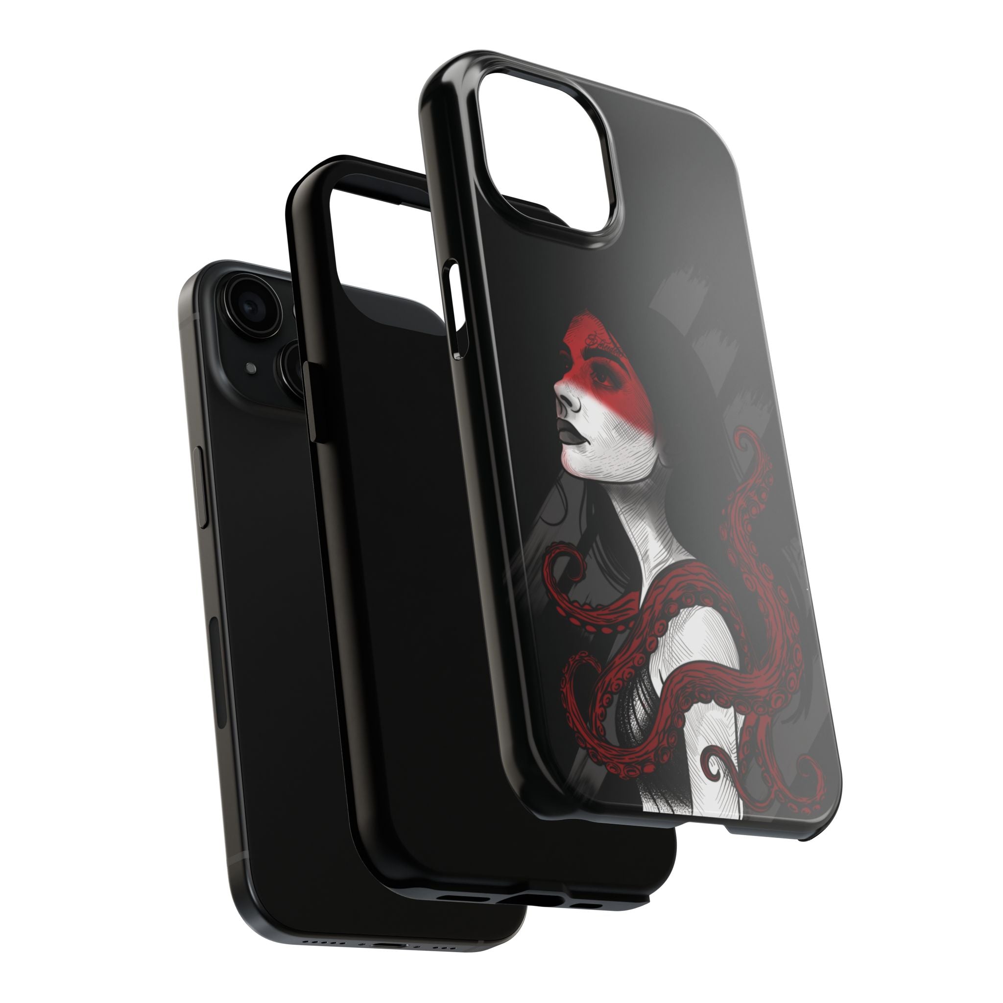 Heretic Bloom — Yield Cult Tough Phone Case | Red & Black Art Edition