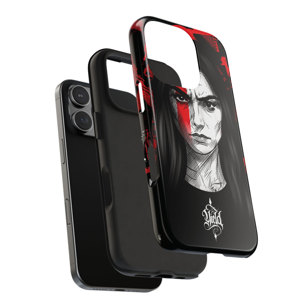 The Crimson Oath — Yield Cult Tough Phone Case | Dark Symbolic Black Protective Cover