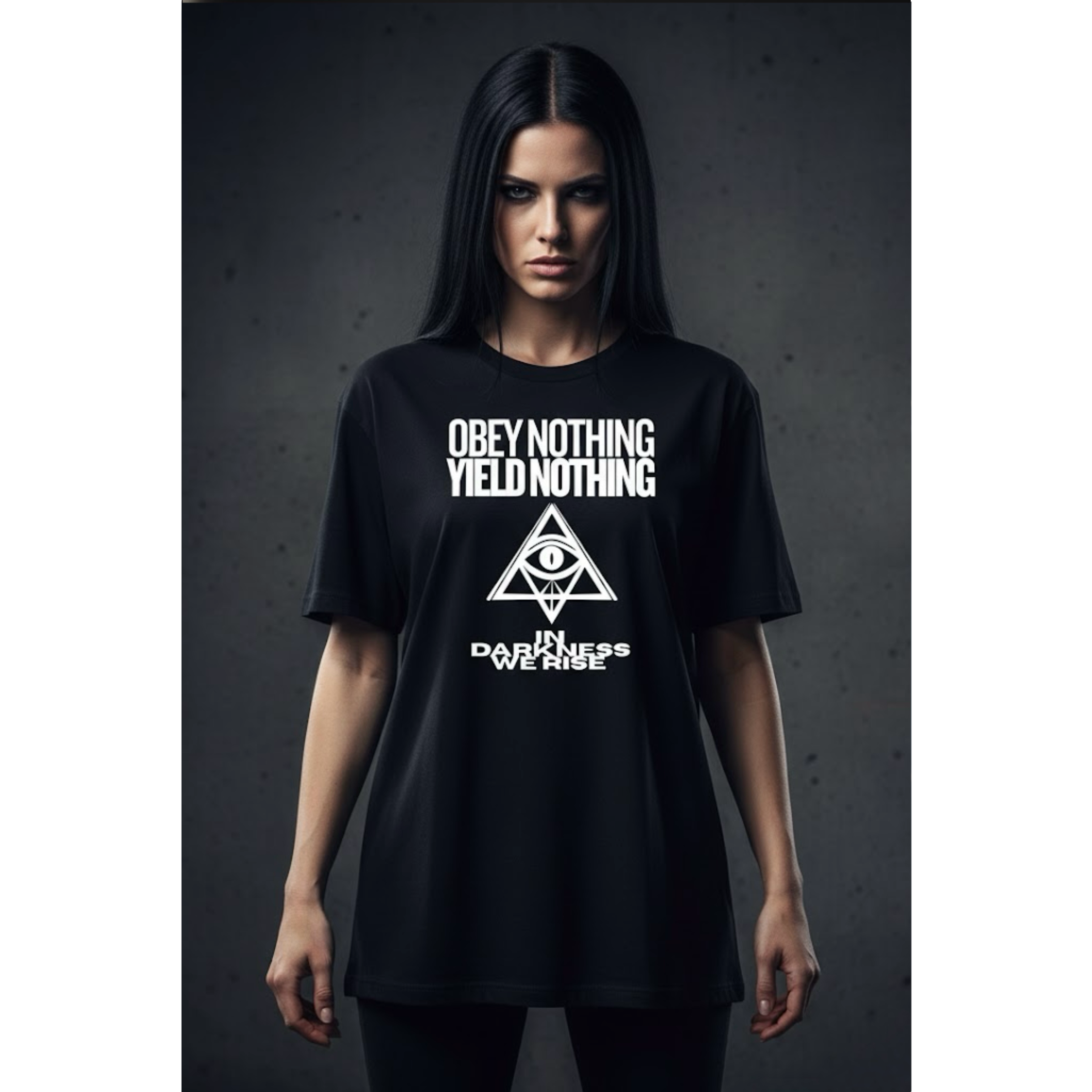 Yield nothing – Unisex Black