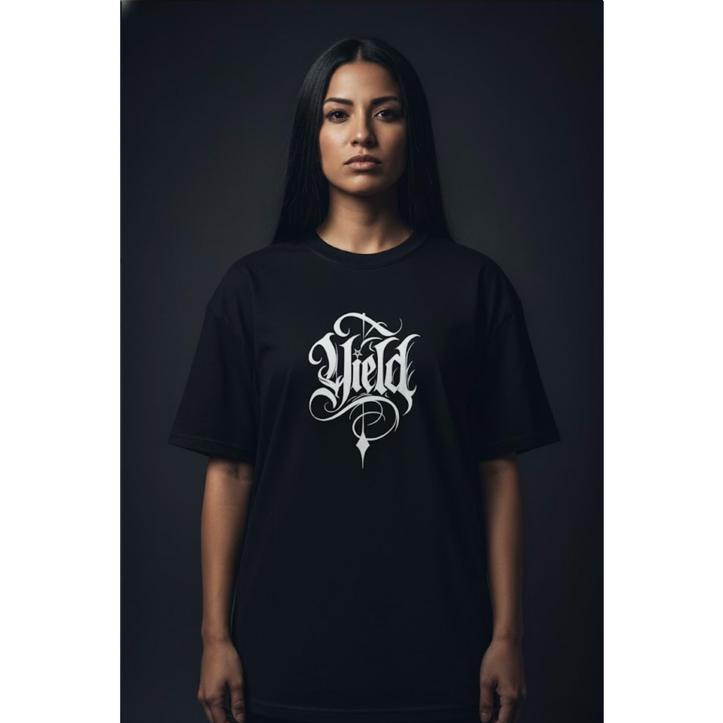 ' Yield Core Emblem Tee – Unisex Black