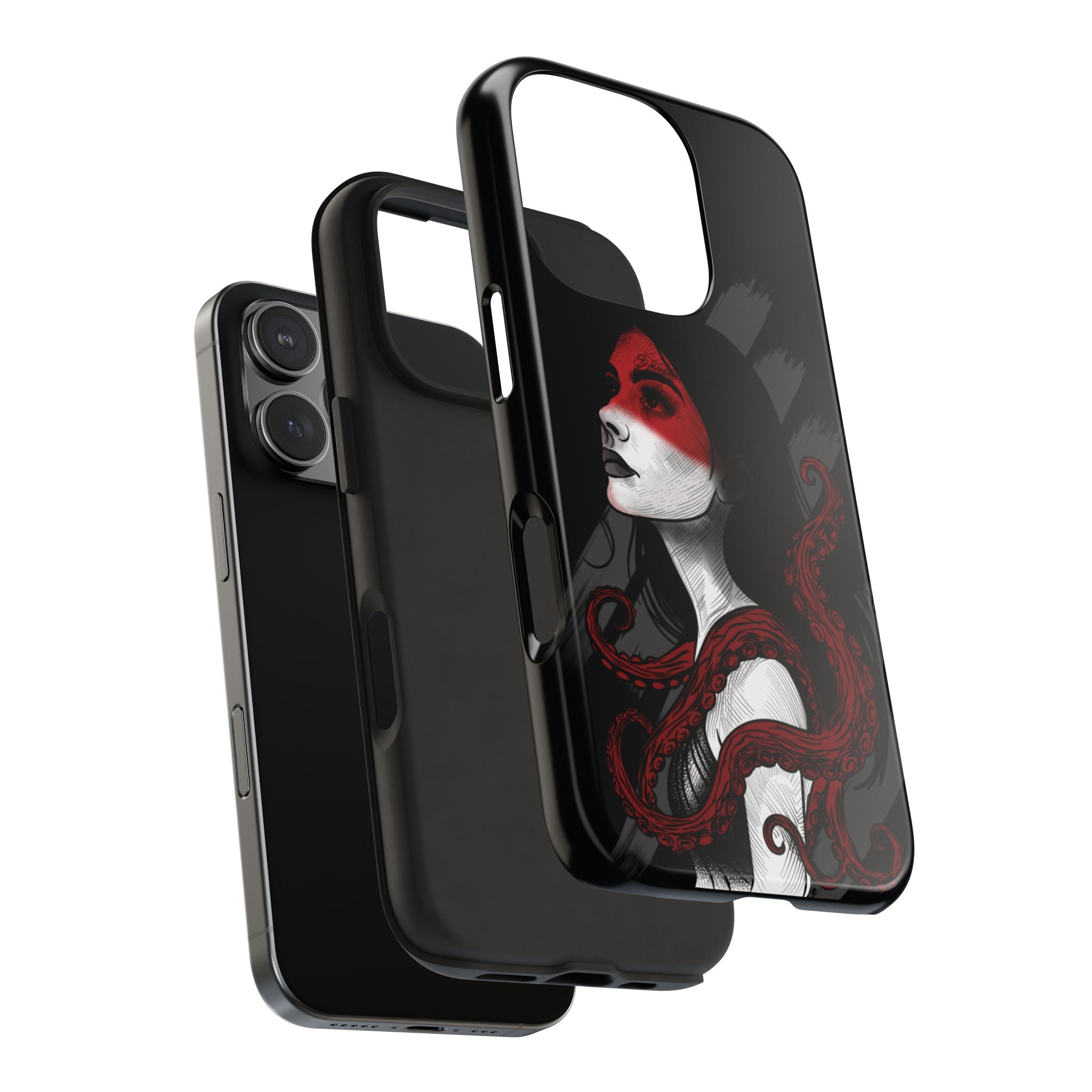 Heretic Bloom — Yield Cult Tough Phone Case | Red & Black Art Edition