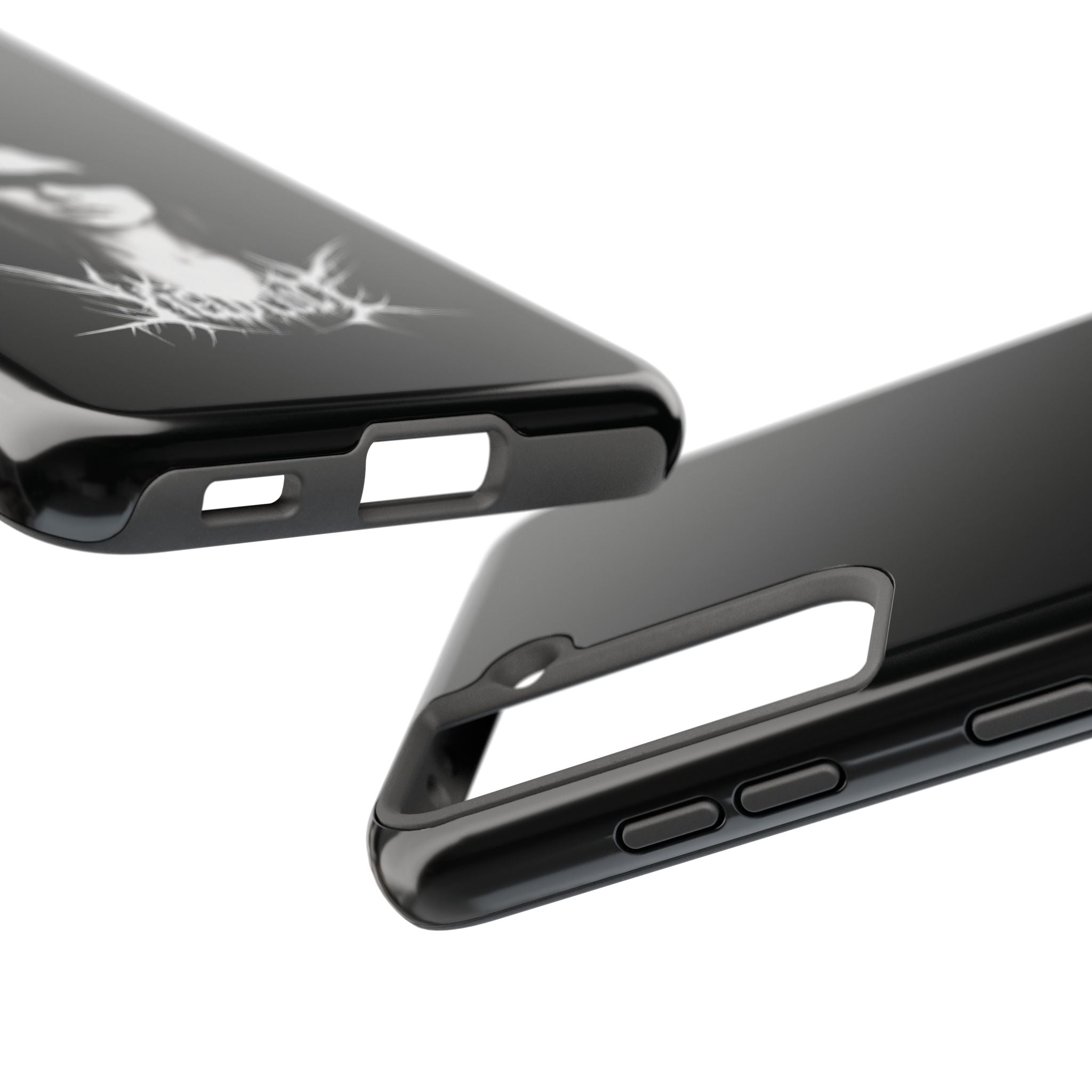 Yield Sorrow Phone Case — Black Minimal Armor for the Chosen