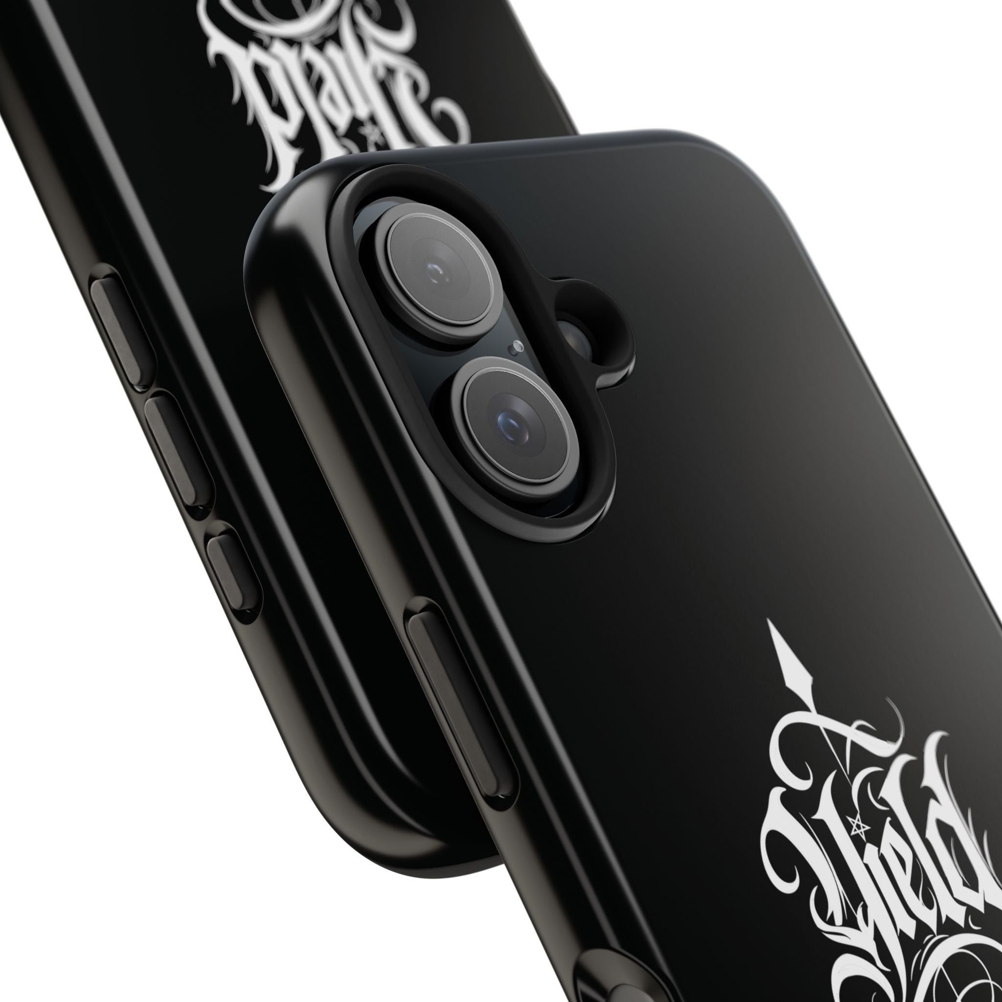 Yield Cult Emblem Tough Phone Case — Black Minimal Armor for the Chosen