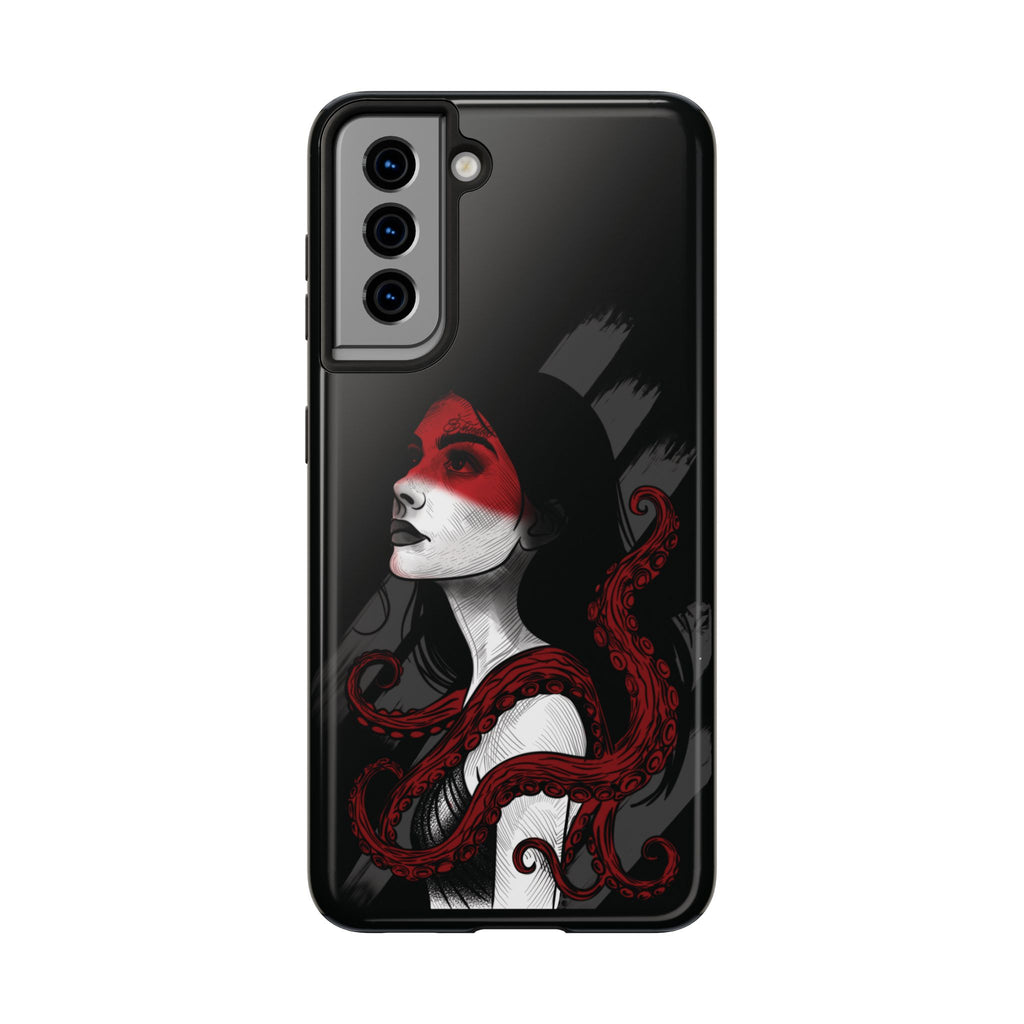 Heretic Bloom — Yield Cult Tough Phone Case | Red & Black Art Edition