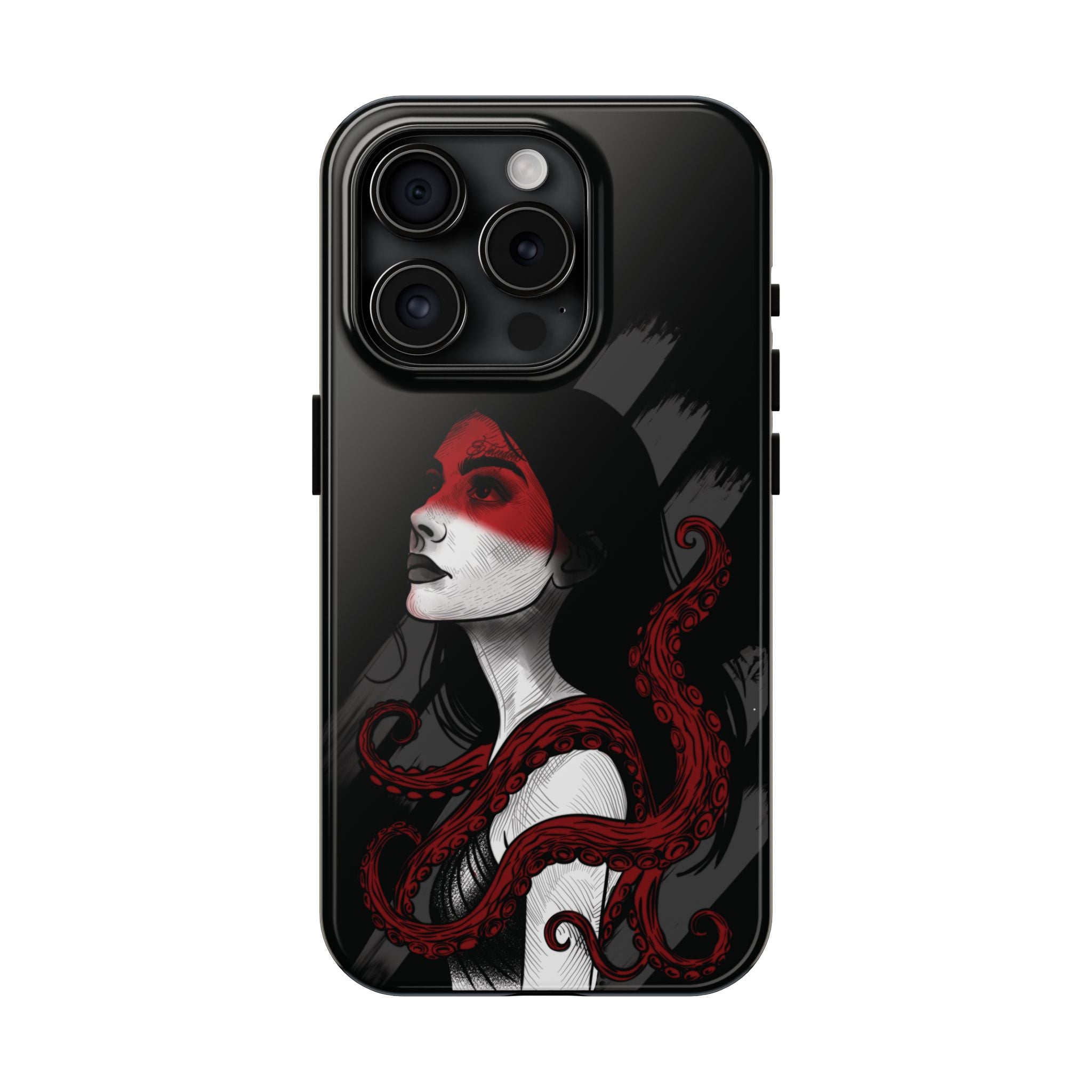 Heretic Bloom — Yield Cult Tough Phone Case | Red & Black Art Edition