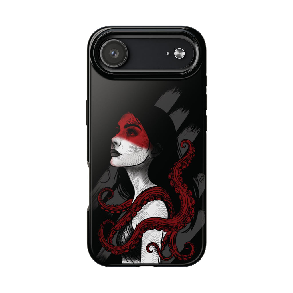 Heretic Bloom — Yield Cult Tough Phone Case | Red & Black Art Edition