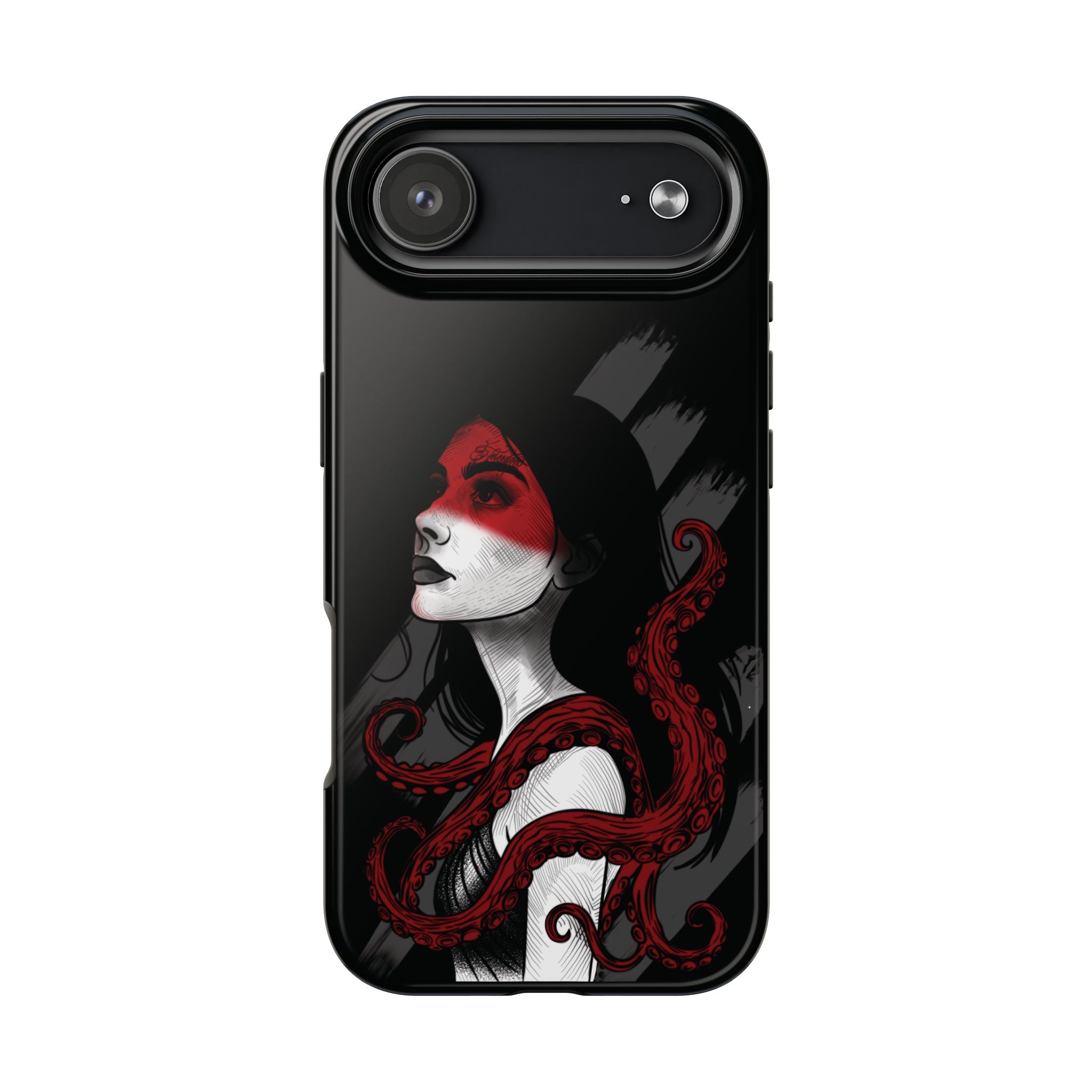 Heretic Bloom — Yield Cult Tough Phone Case | Red & Black Art Edition