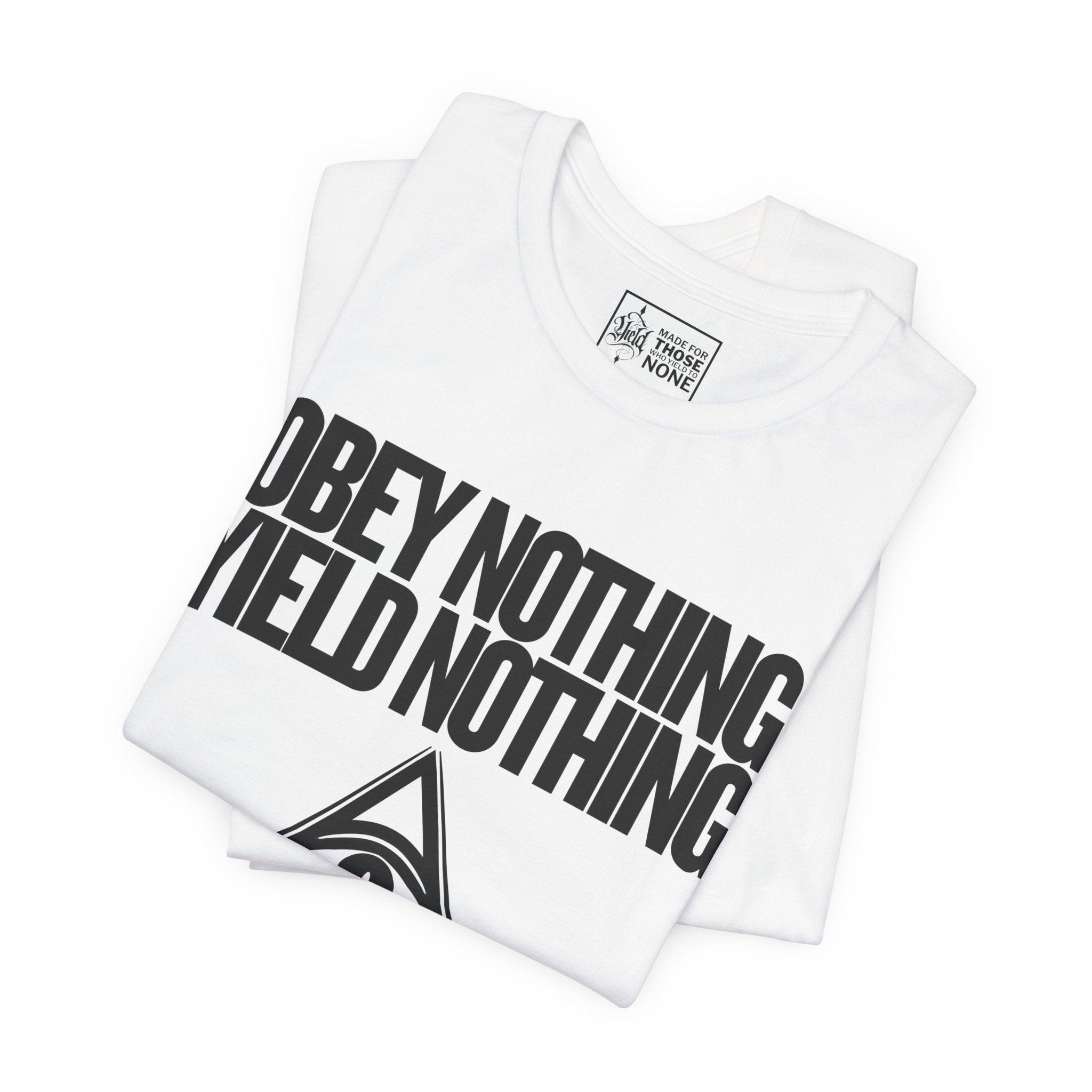 Yield nothing – Unisex Black
