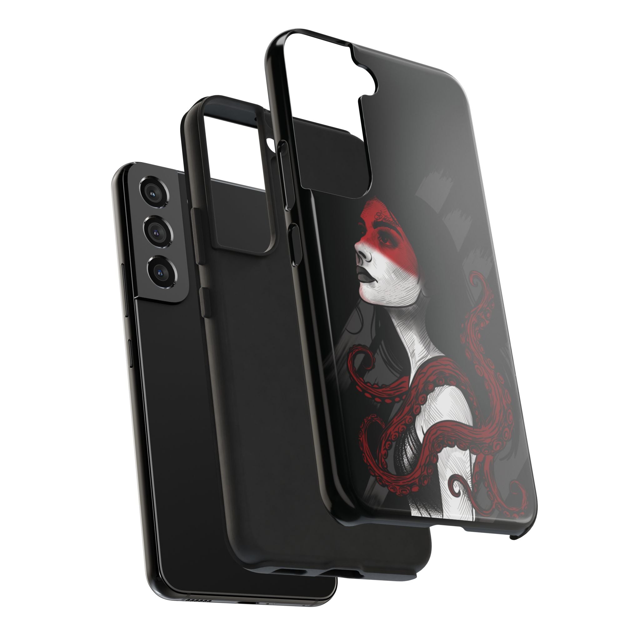 Heretic Bloom — Yield Cult Tough Phone Case | Red & Black Art Edition