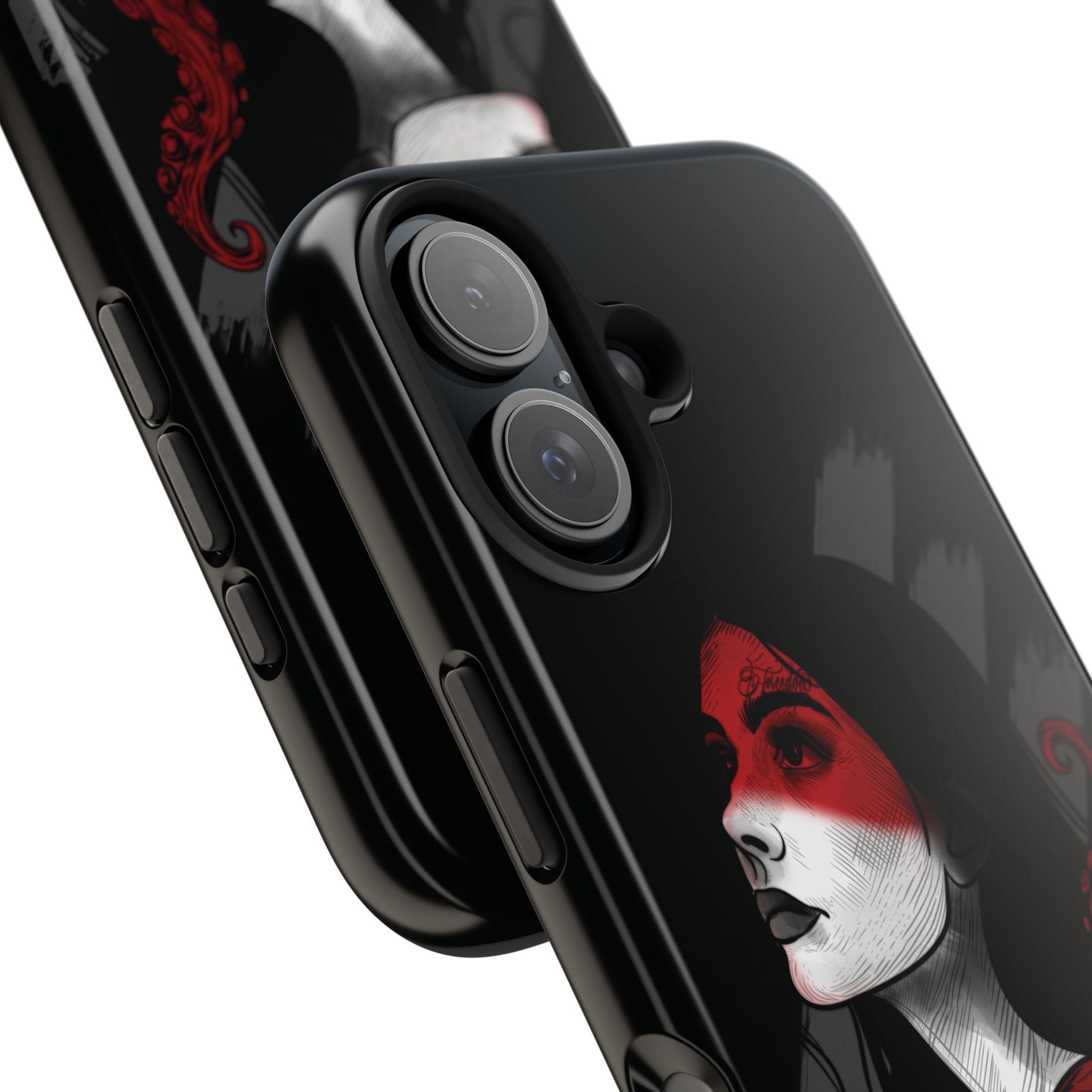 Heretic Bloom — Yield Cult Tough Phone Case | Red & Black Art Edition