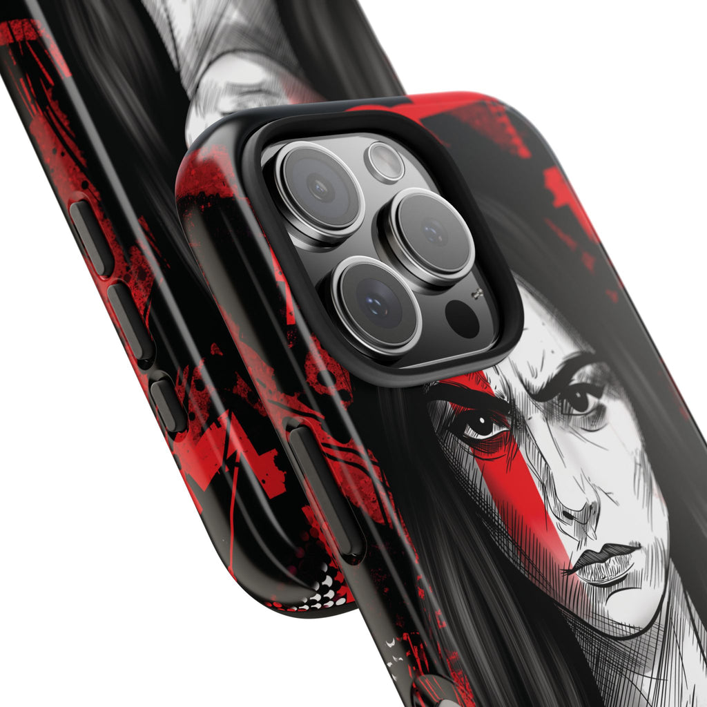 The Crimson Oath — Yield Cult Tough Phone Case | Dark Symbolic Black Protective Cover