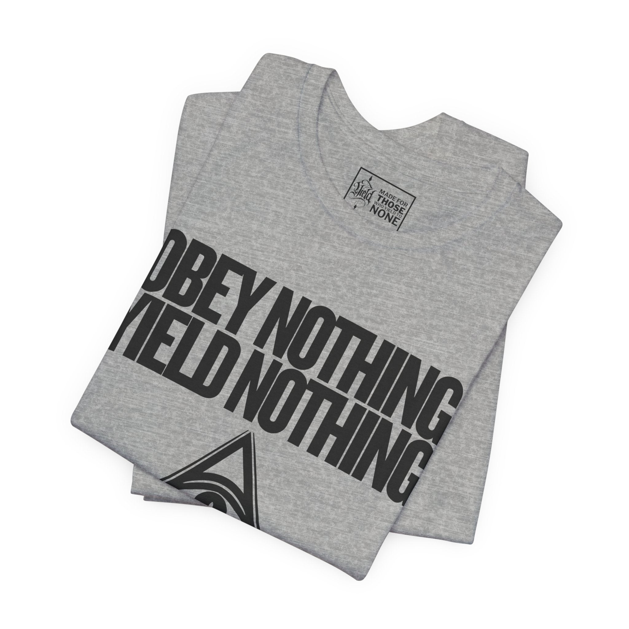 Yield nothing – Unisex Black