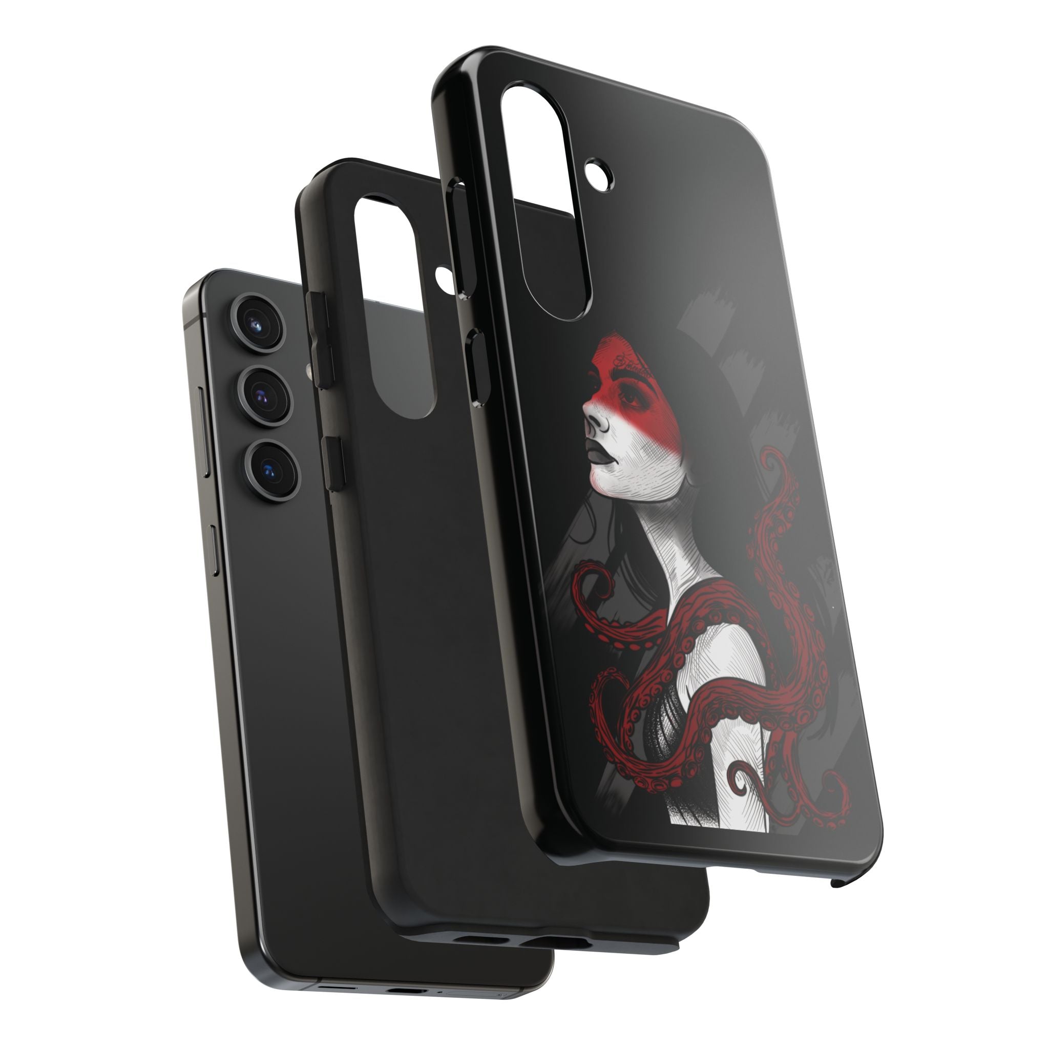Heretic Bloom — Yield Cult Tough Phone Case | Red & Black Art Edition