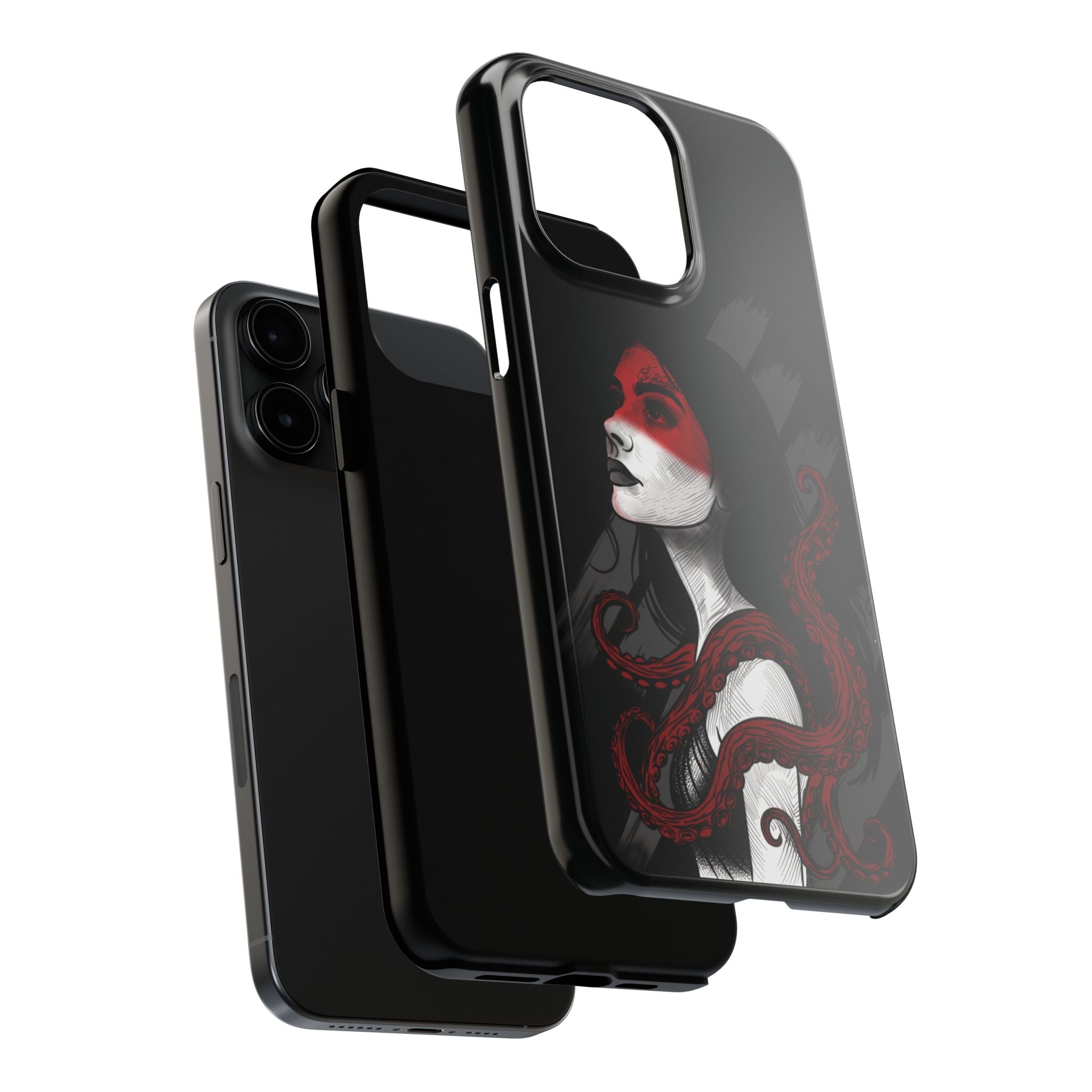 Heretic Bloom — Yield Cult Tough Phone Case | Red & Black Art Edition