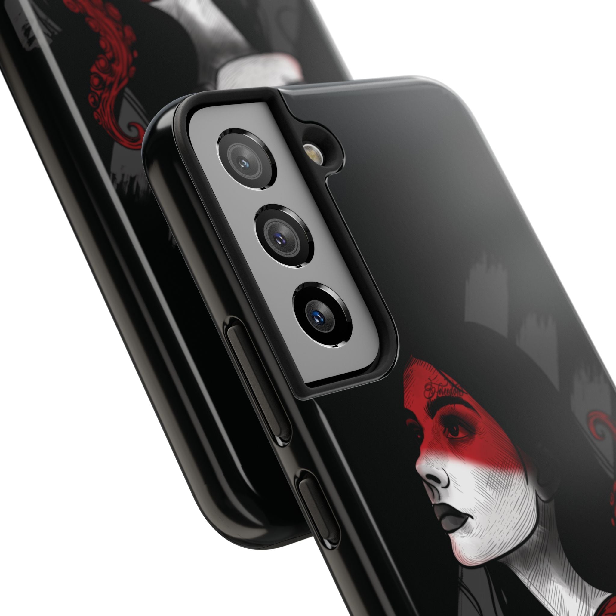 Heretic Bloom — Yield Cult Tough Phone Case | Red & Black Art Edition