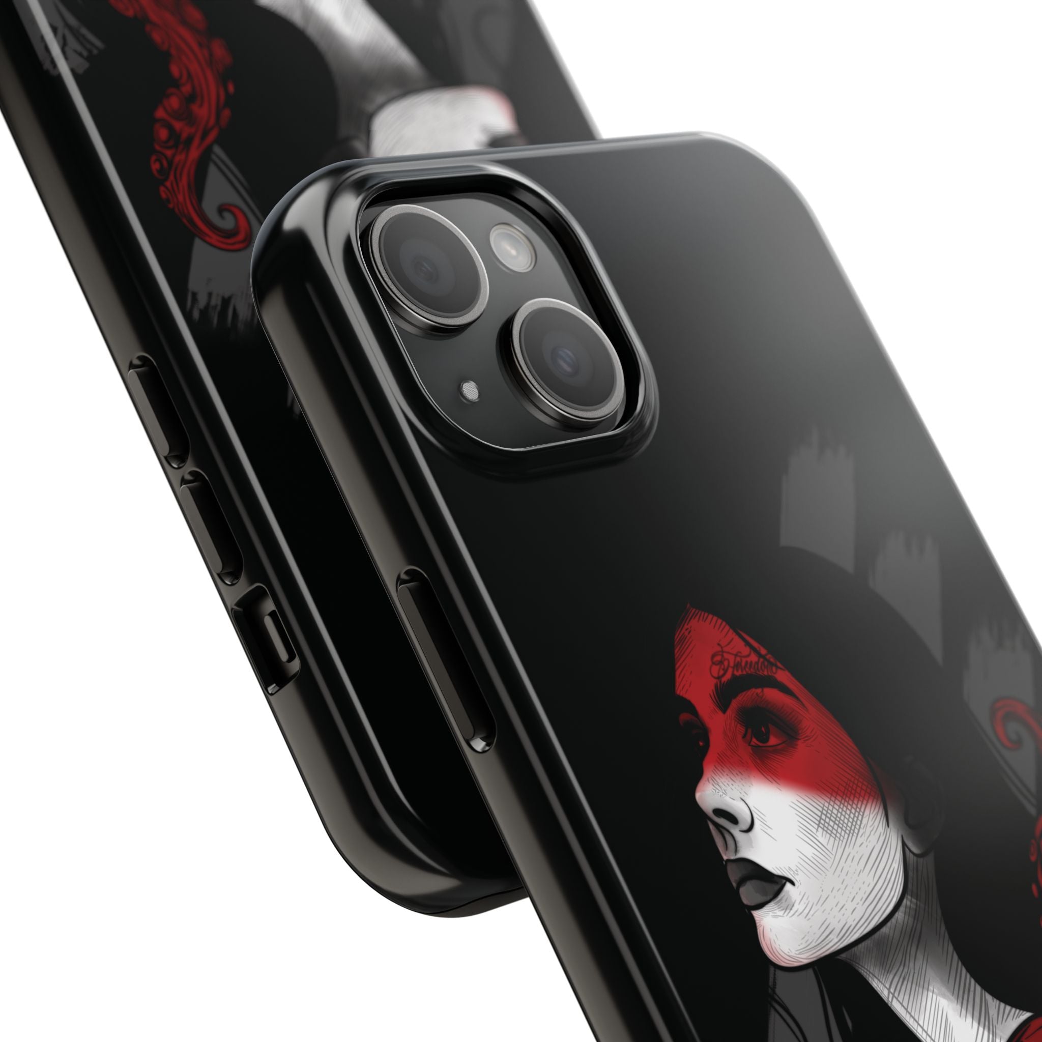 Heretic Bloom — Yield Cult Tough Phone Case | Red & Black Art Edition