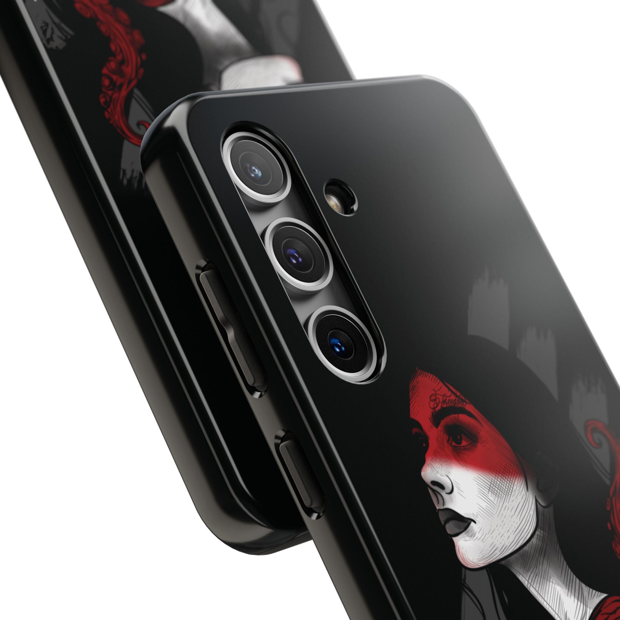 Heretic Bloom — Yield Cult Tough Phone Case | Red & Black Art Edition