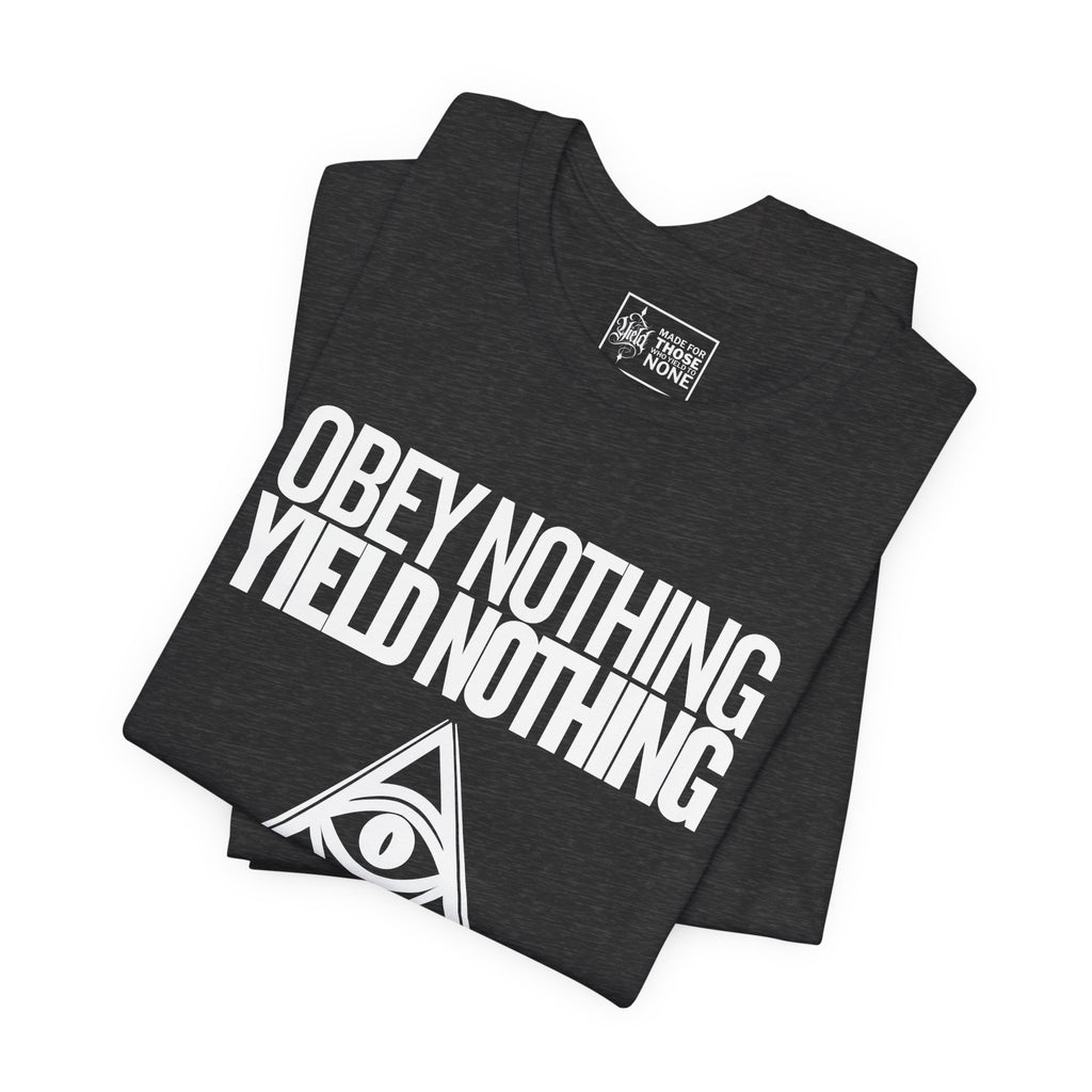 Yield nothing – Unisex Black