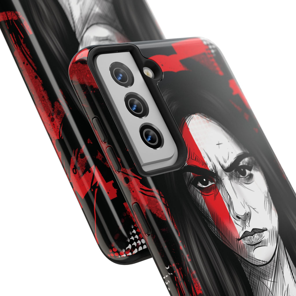 The Crimson Oath — Yield Cult Tough Phone Case | Dark Symbolic Black Protective Cover