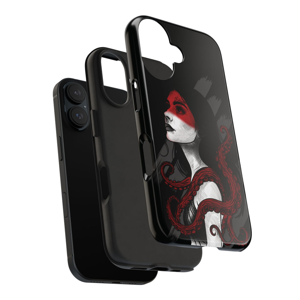 Heretic Bloom — Yield Cult Tough Phone Case | Red & Black Art Edition