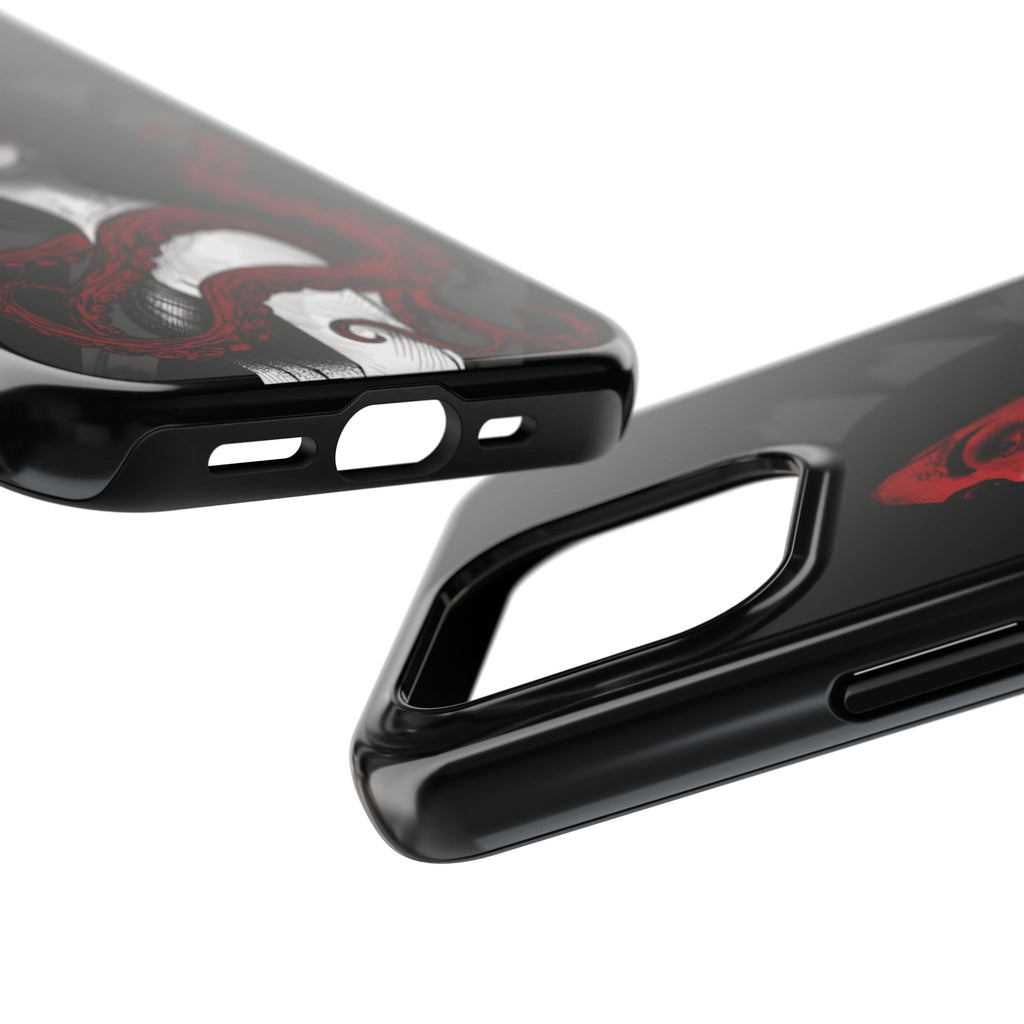 Heretic Bloom — Yield Cult Tough Phone Case | Red & Black Art Edition
