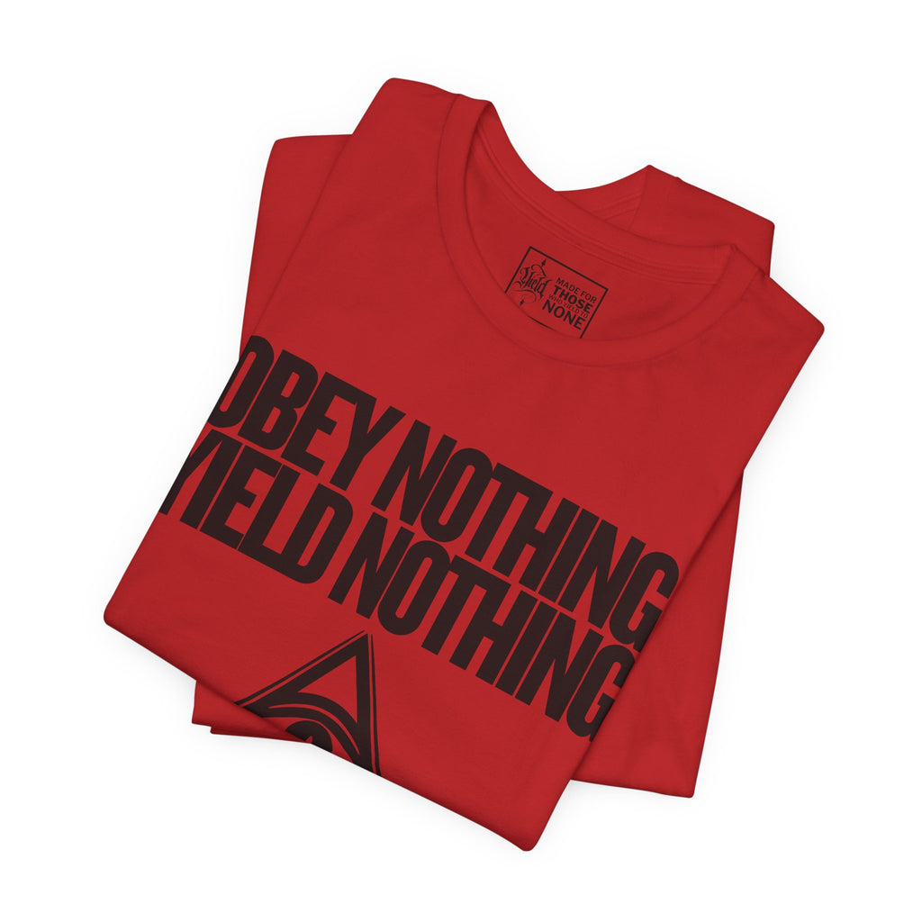 Yield nothing – Unisex Black