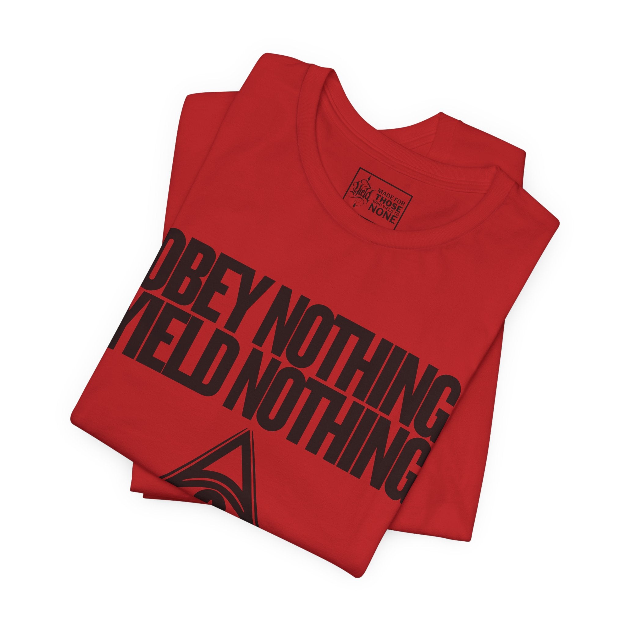 Yield nothing – Unisex Black