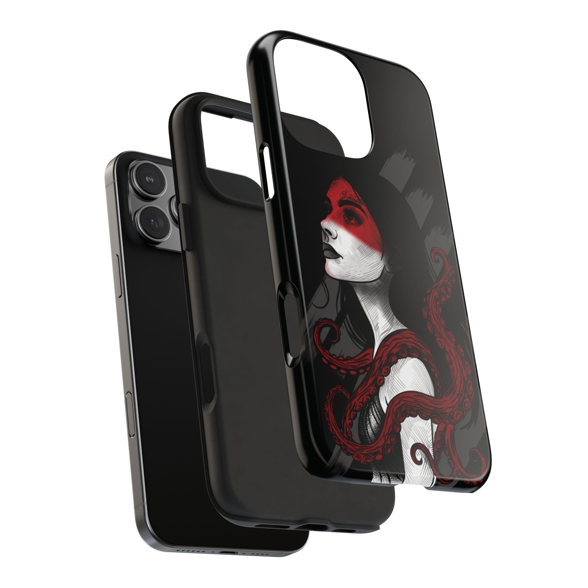 Heretic Bloom — Yield Cult Tough Phone Case | Red & Black Art Edition